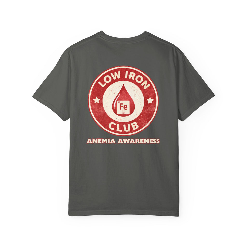 Low Iron Club T-Shirt — Anemia Awareness Tee