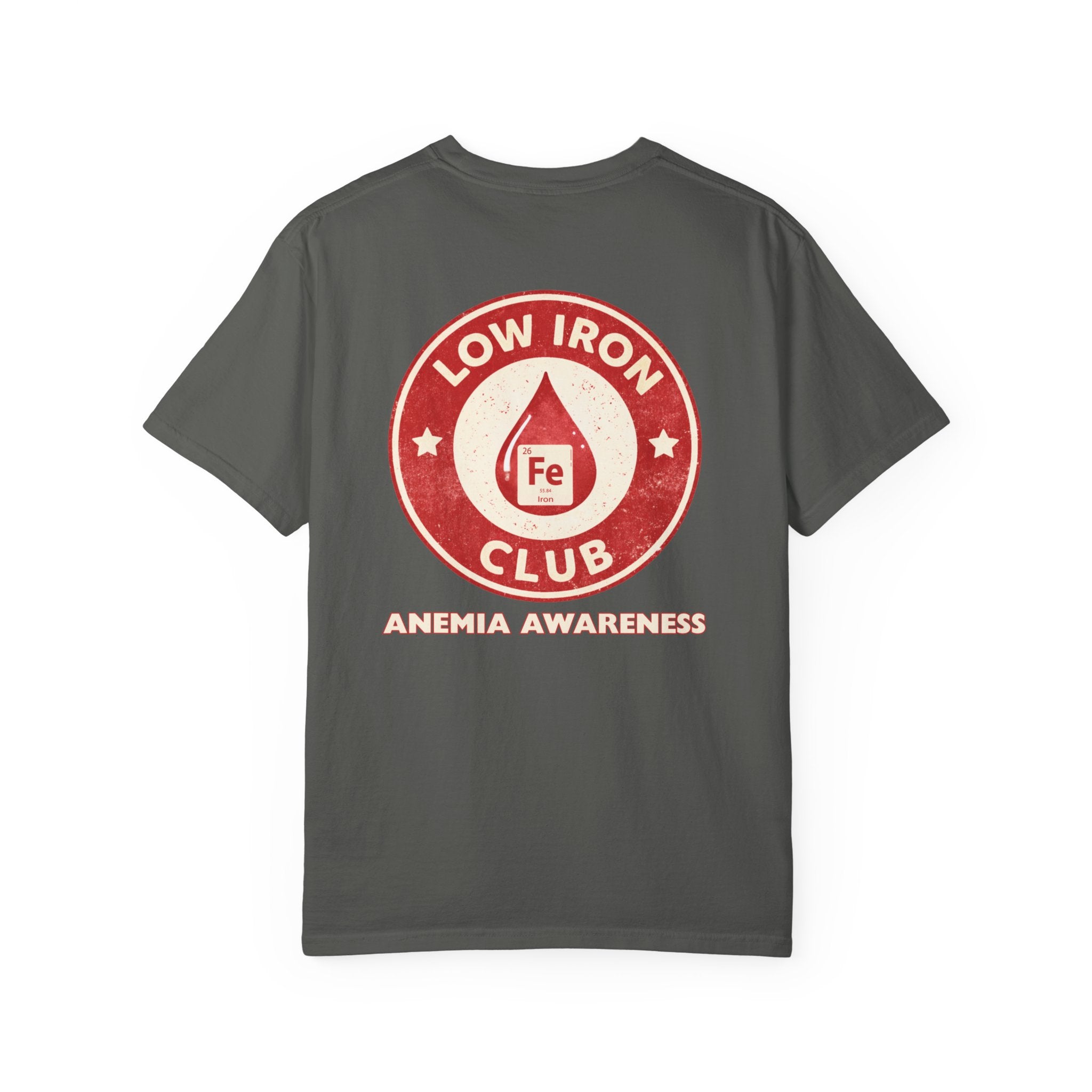 Low Iron Club T-Shirt — Anemia Awareness Tee
