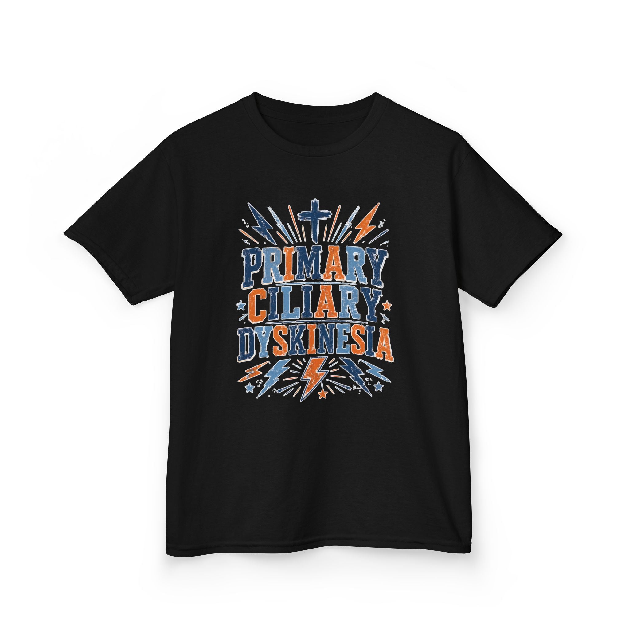 The Kade youth tee— Primary Ciliary Dyskinesia Awareness