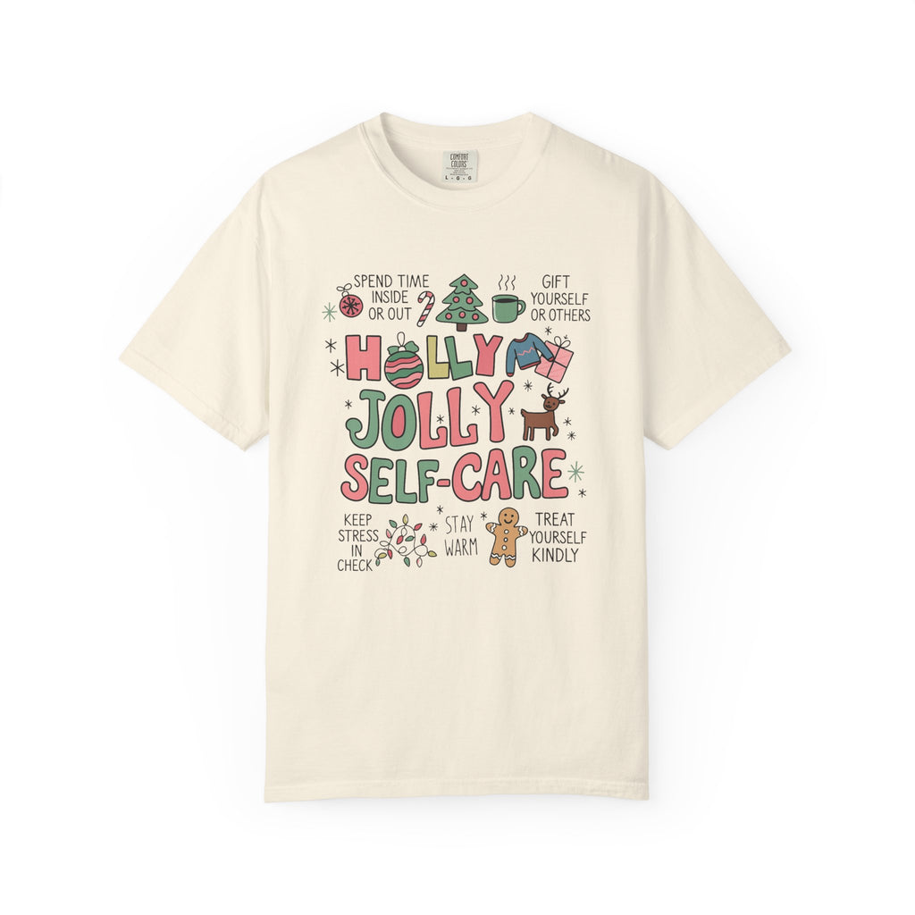 Christmas Self Care Tee — Holiday T-shirt