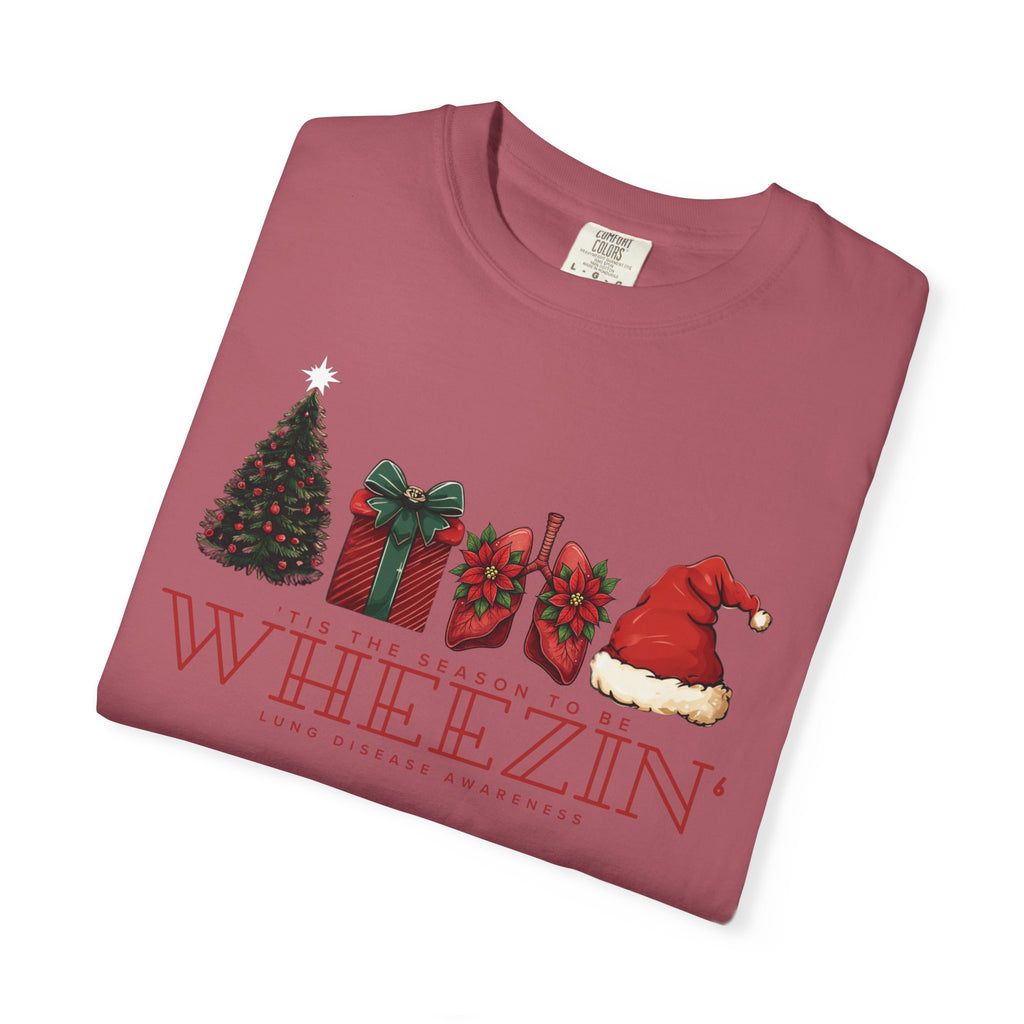 Tis the Season to Be Wheezin T-Shirt — Funny Holiday Christmas Tee
