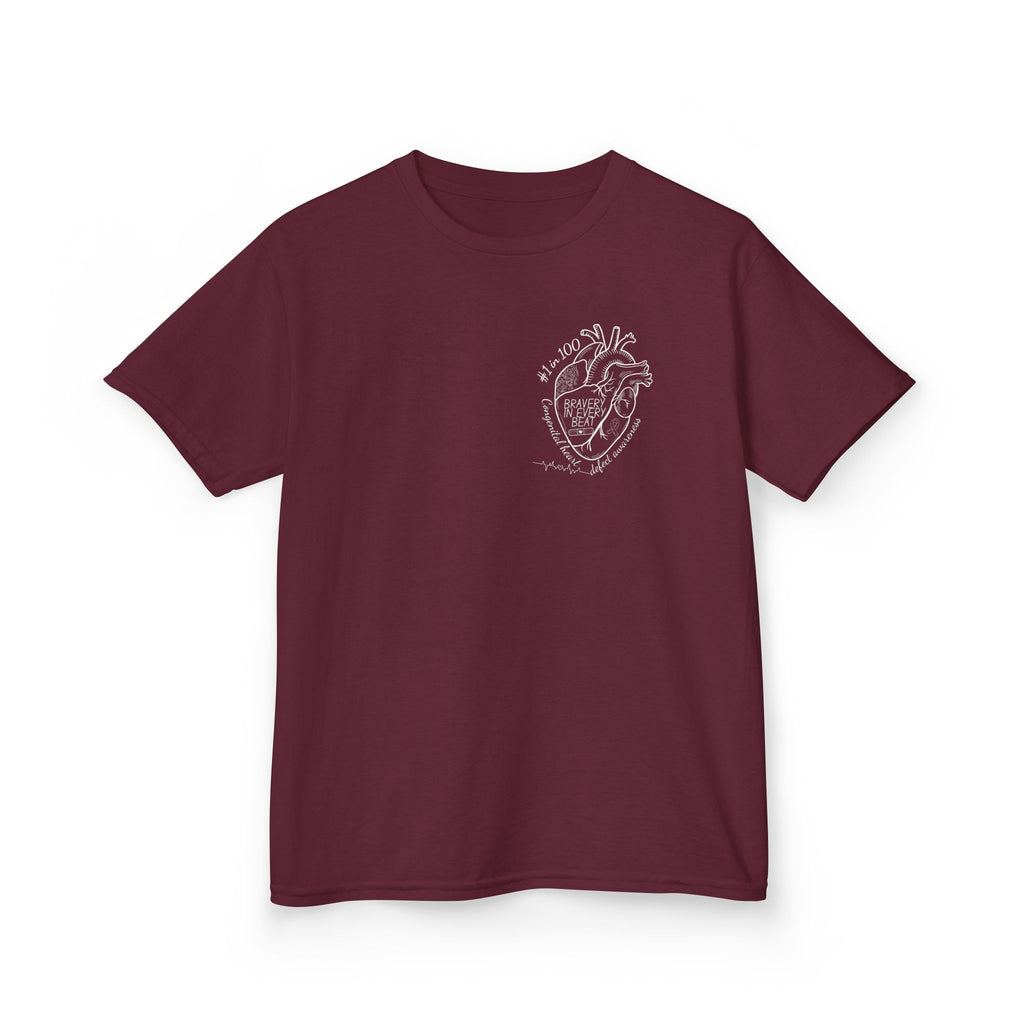 Kids "Bravery in Every Beat" CHD T-Shirt