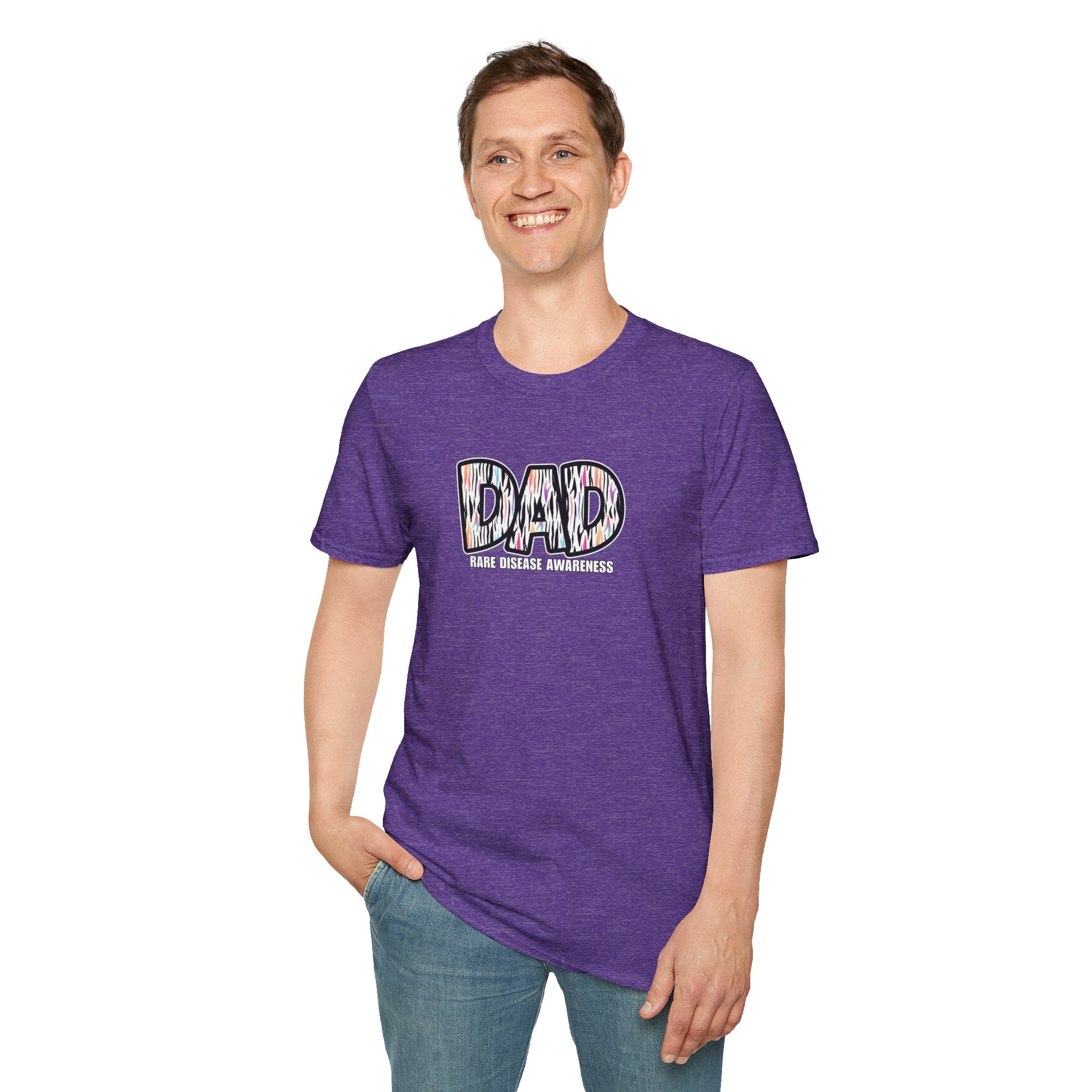DAD Warrior Stripes Tee — Andme Bamboo Collab Graphic T-Shirt