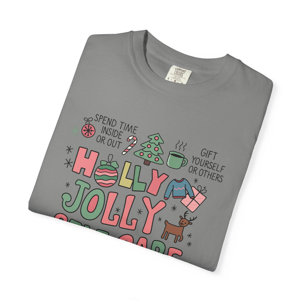 Christmas Self Care Tee — Holiday T-shirt