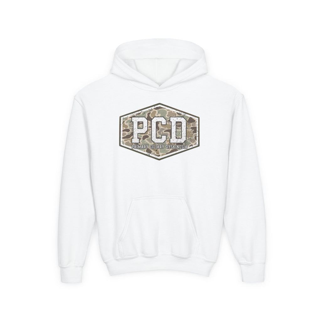 Youth Hoodie – PCD Camo Logo Pullover