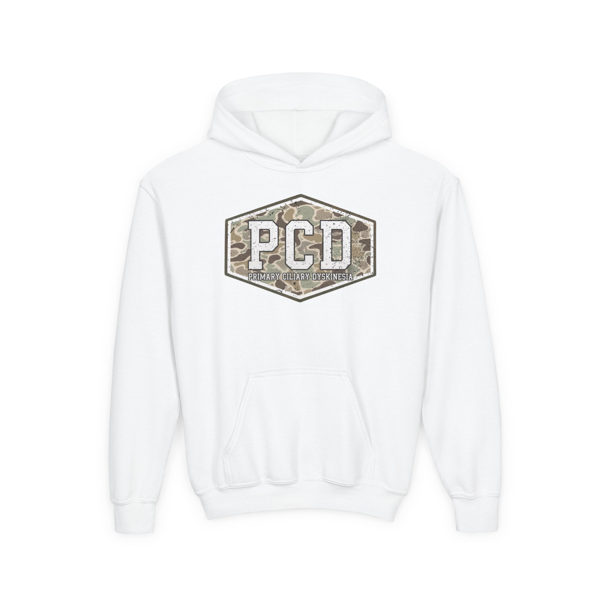 Youth Hoodie – PCD Camo Logo Pullover