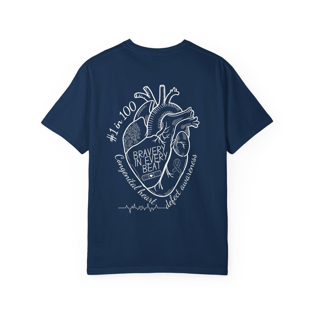 Bravery in Every Beat CHD T-Shirt