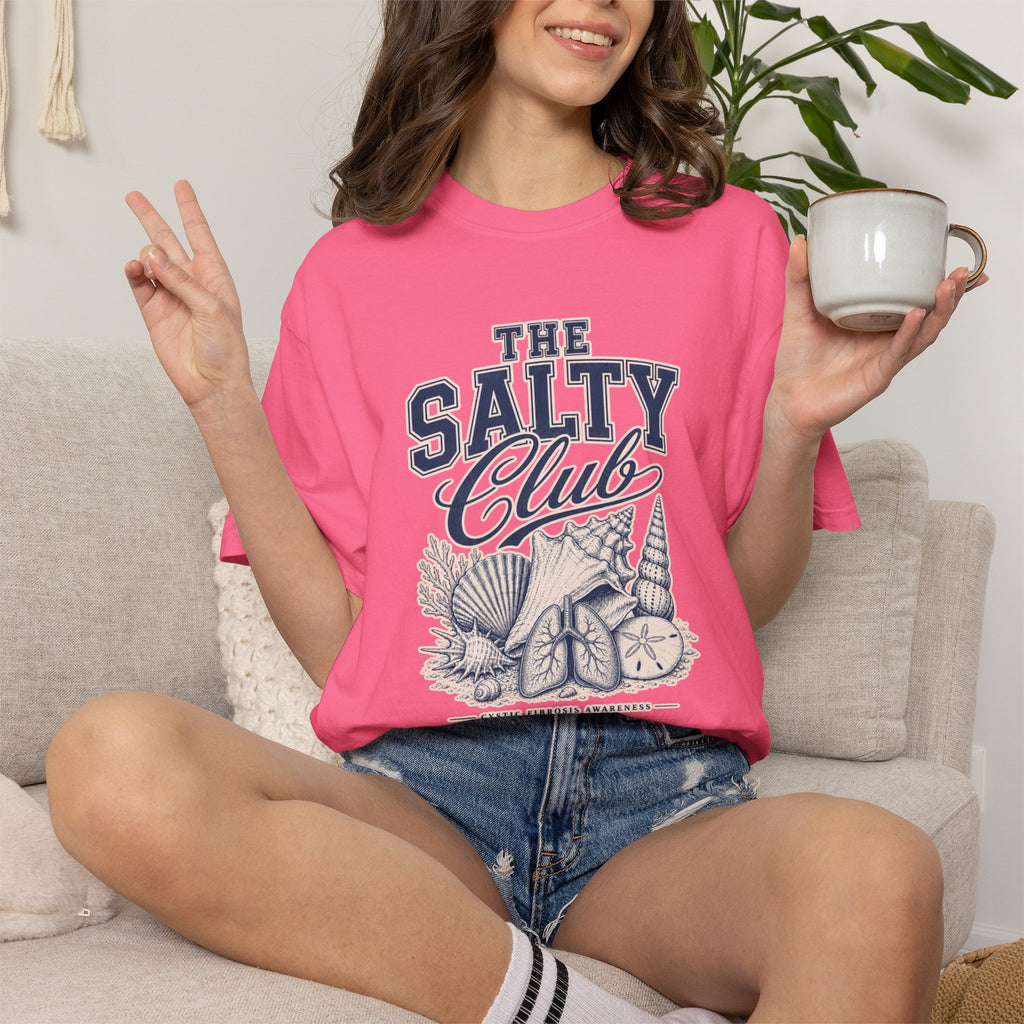 The Salty Club Beach T-Shirt — Nautical CF Awareness