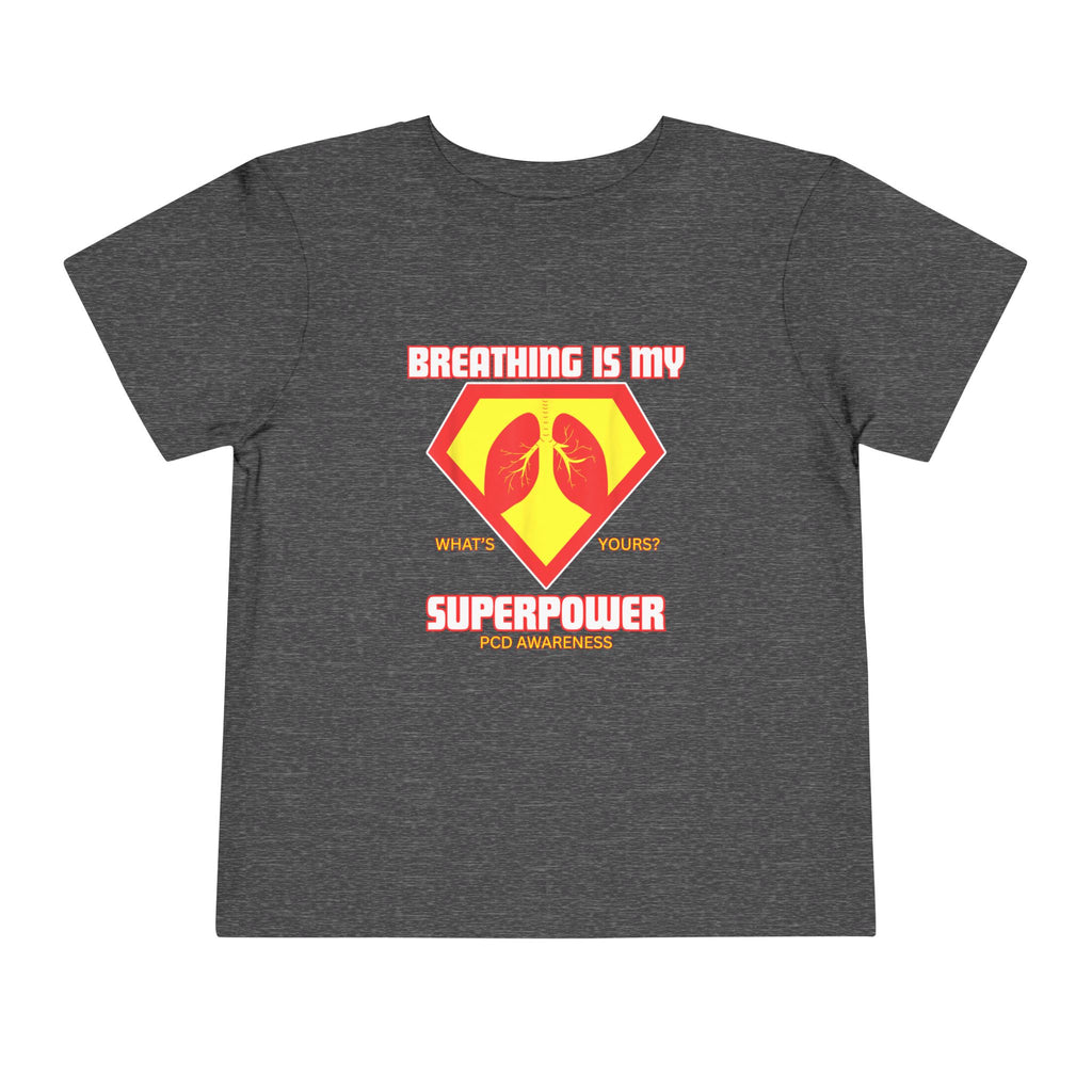 Toddler Tee - Breathing is my superpower PCD Design