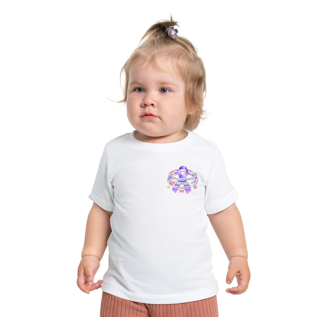 INFANT Team Livvy Strong Fundraiser T-Shirt —CF Awareness Tee