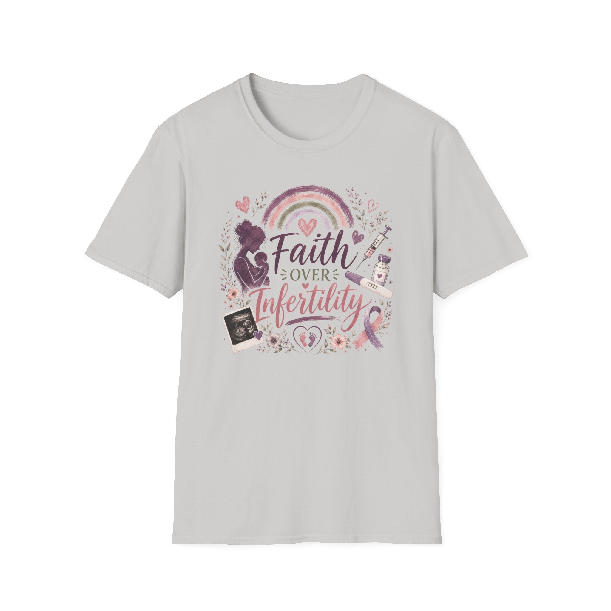 Faith Over Infertility T-Shirt — Inspirational Fertility Support Tee