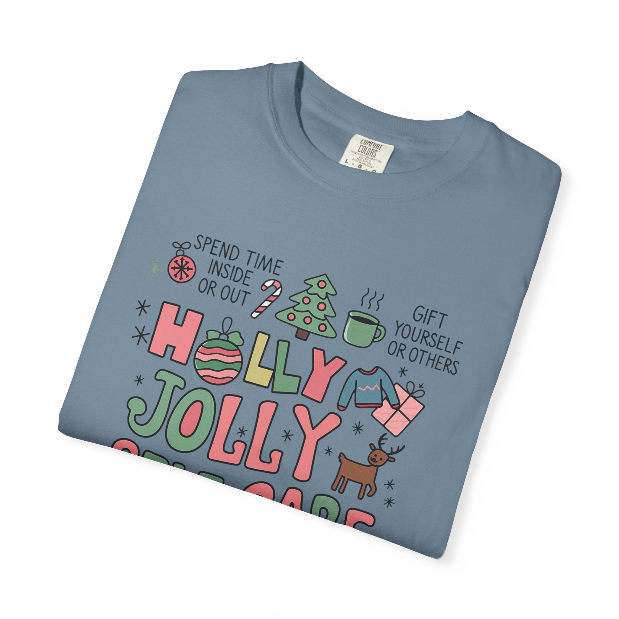 Christmas Self Care Tee — Holiday T-shirt