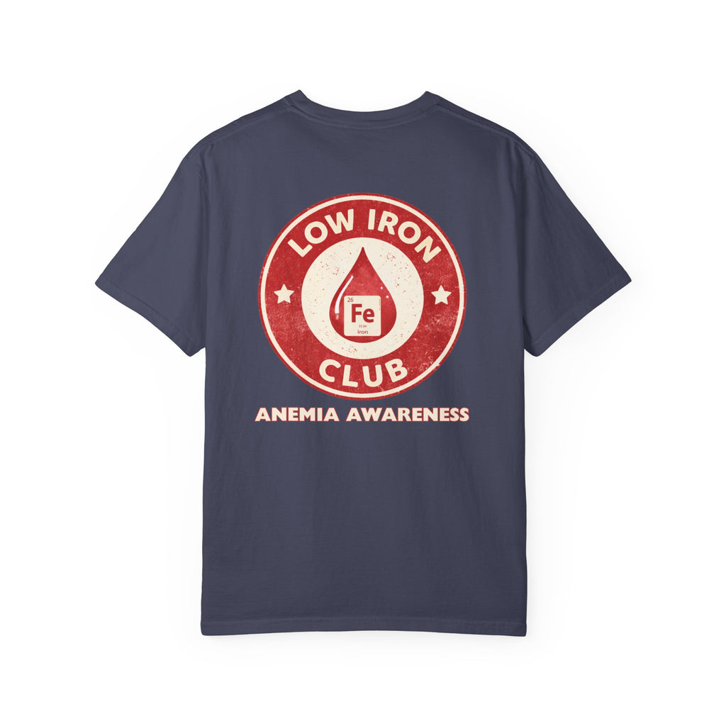 Low Iron Club T-Shirt — Anemia Awareness Tee