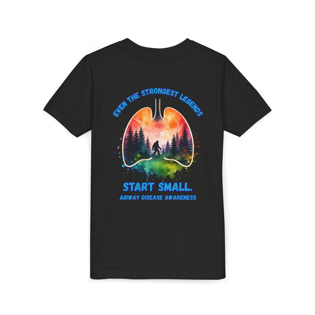 Airway Disease Awareness Tee — "Even the Strongest Legends" SAWYER STRONG—YOUTH