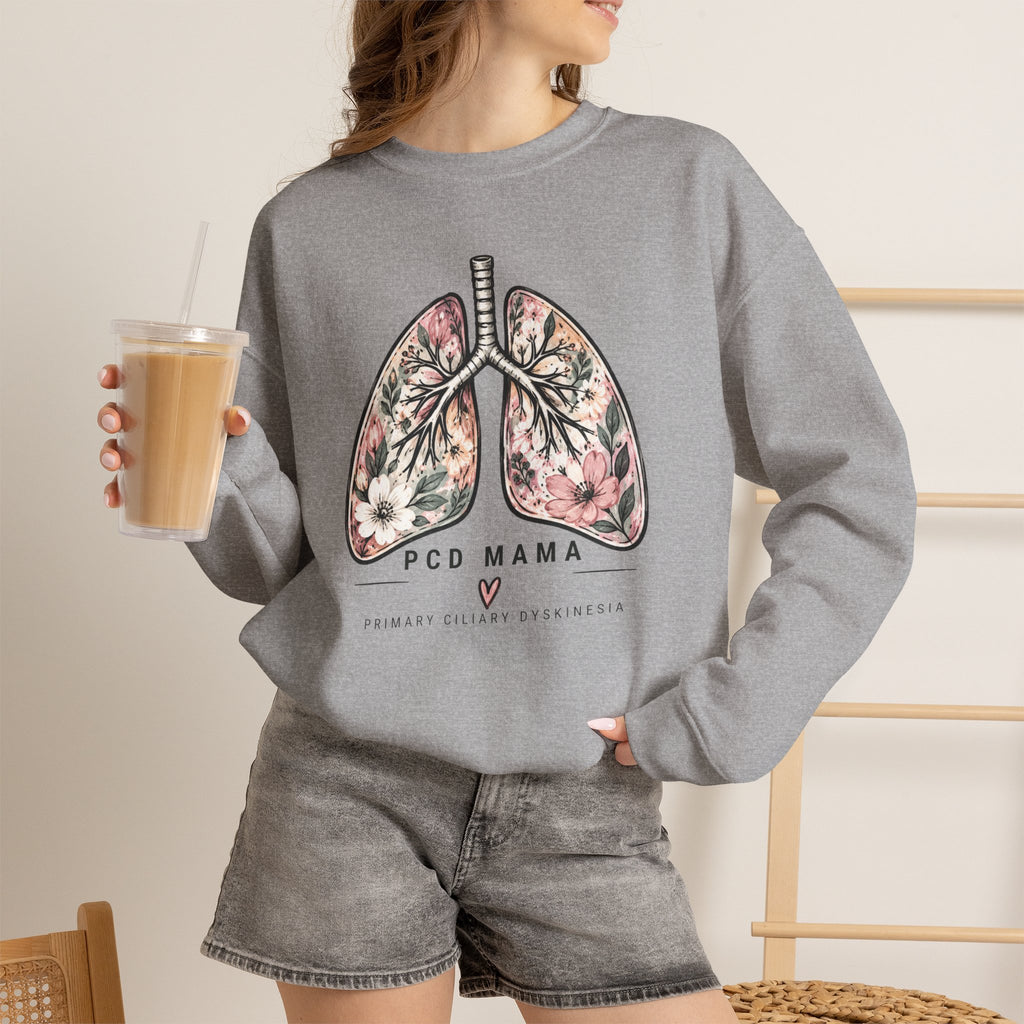 PCD Mama Floral Lungs Sweatshirt