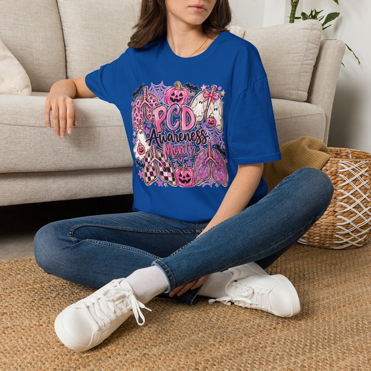 PCD Awareness Month Pumpkin T-Shirt