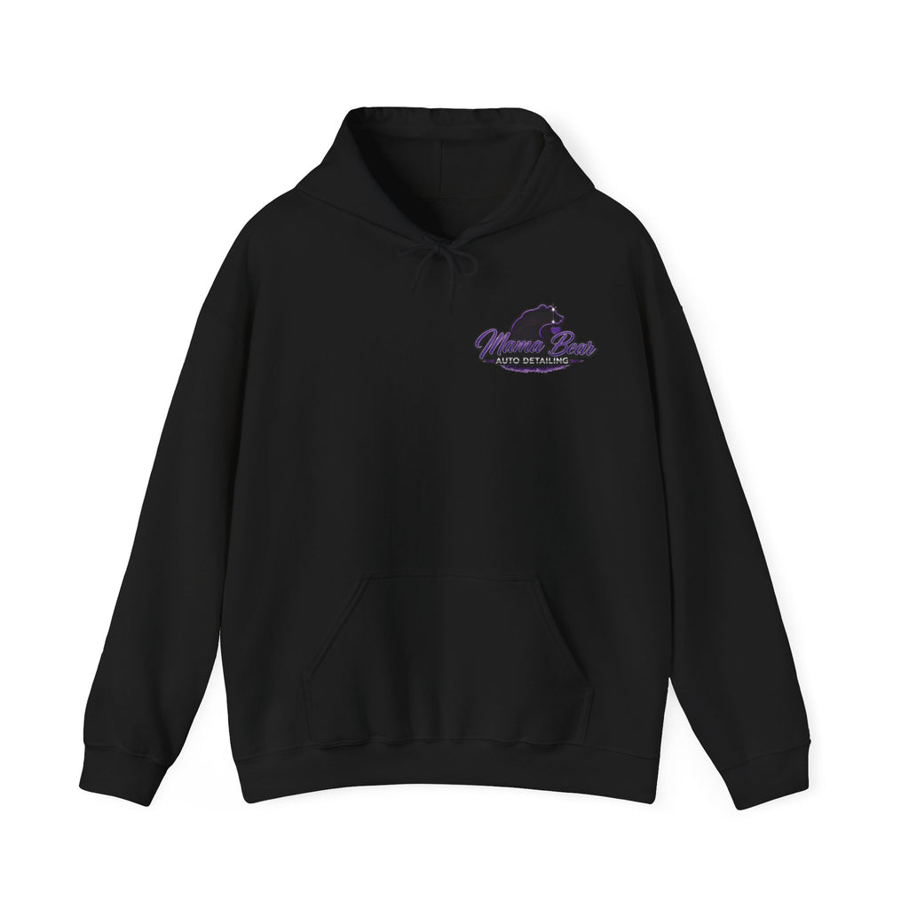Mama Bear Auto Detailing Hoodie — Women's Car Care Team Pullover