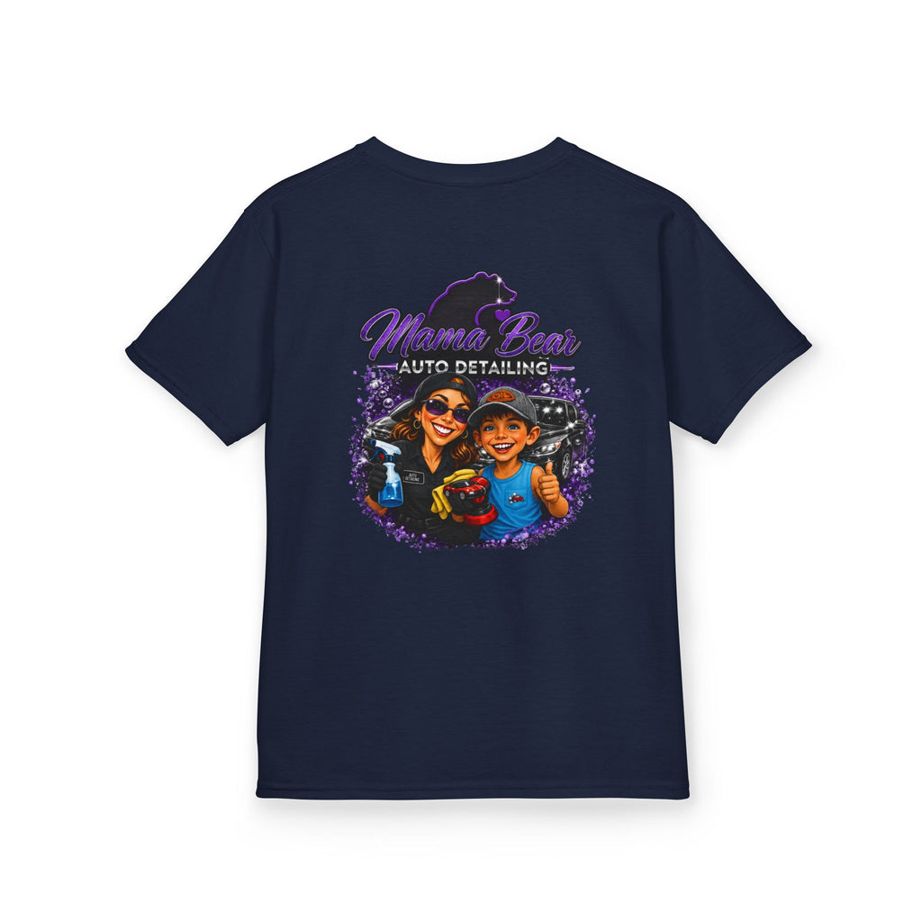 Kids Mama Bear Auto Detailing Tee — Cute Mechanic/Detailing Shirt for Kids