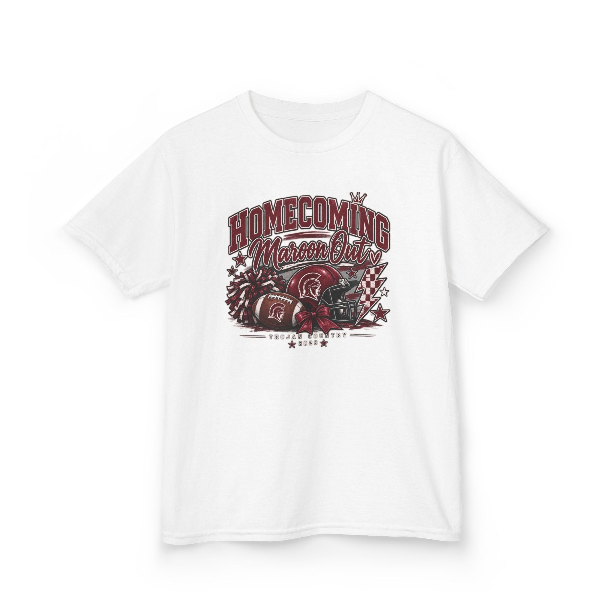 Kids Tee - 'Homecoming' Retro Football Design