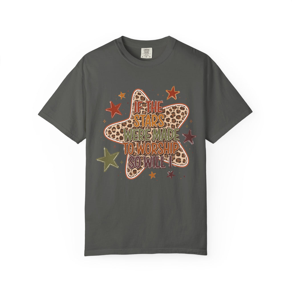 Vintage Star T-Shirt — "If the stars were made to worship so will I”
