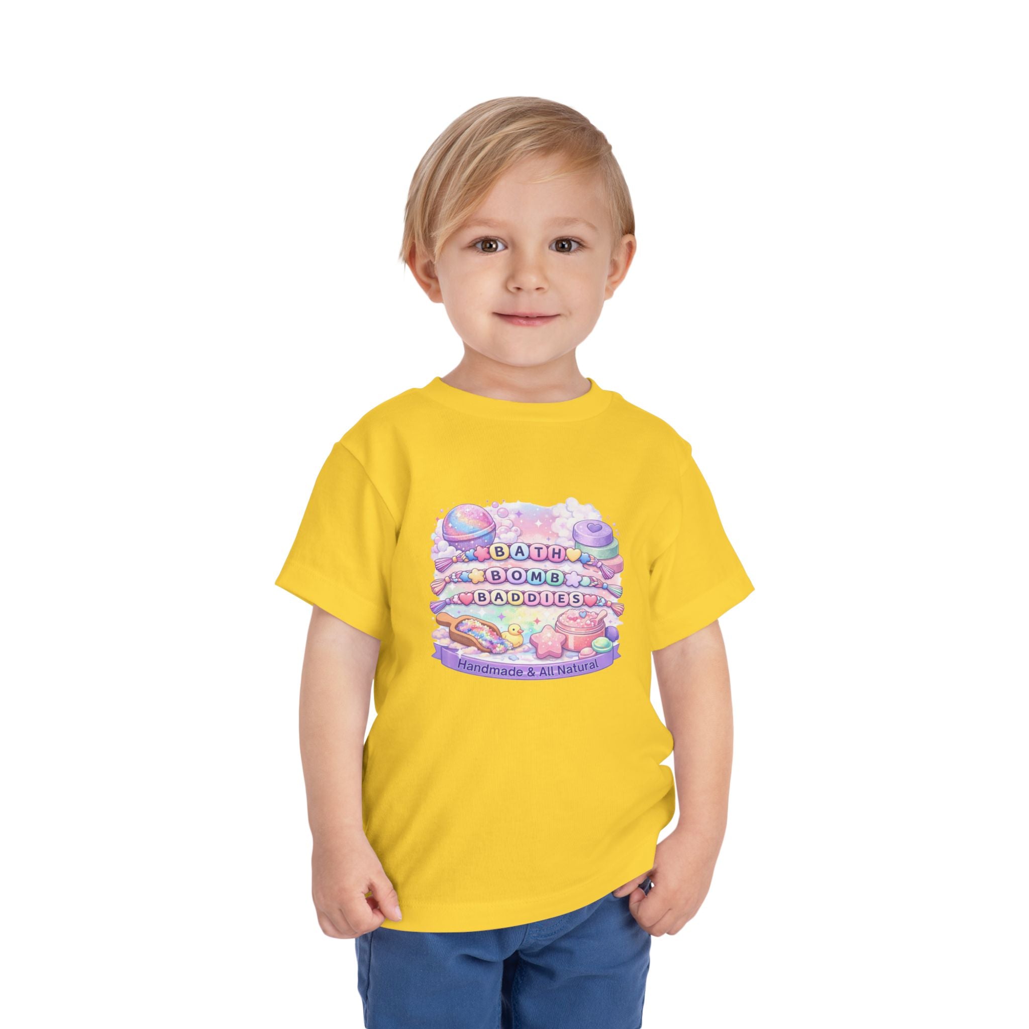 Toddler Bath Bomb Baddies T-Shirt — Pastel Handmade Bath Bombs Graphic Tee