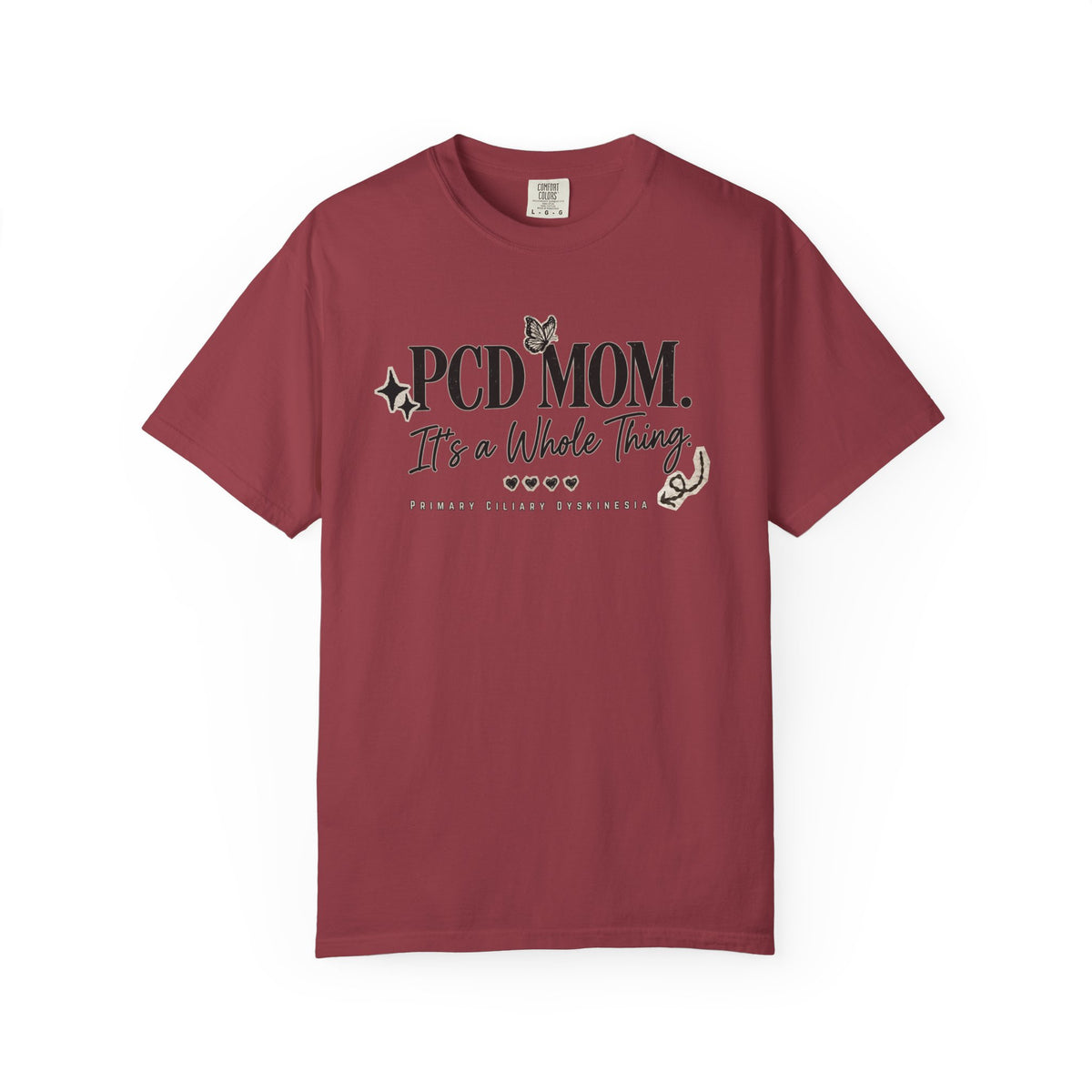PCD Mom T-Shirt – "PCD MOM. It's a Whole Thing" Graphic Tee for PCD Awareness