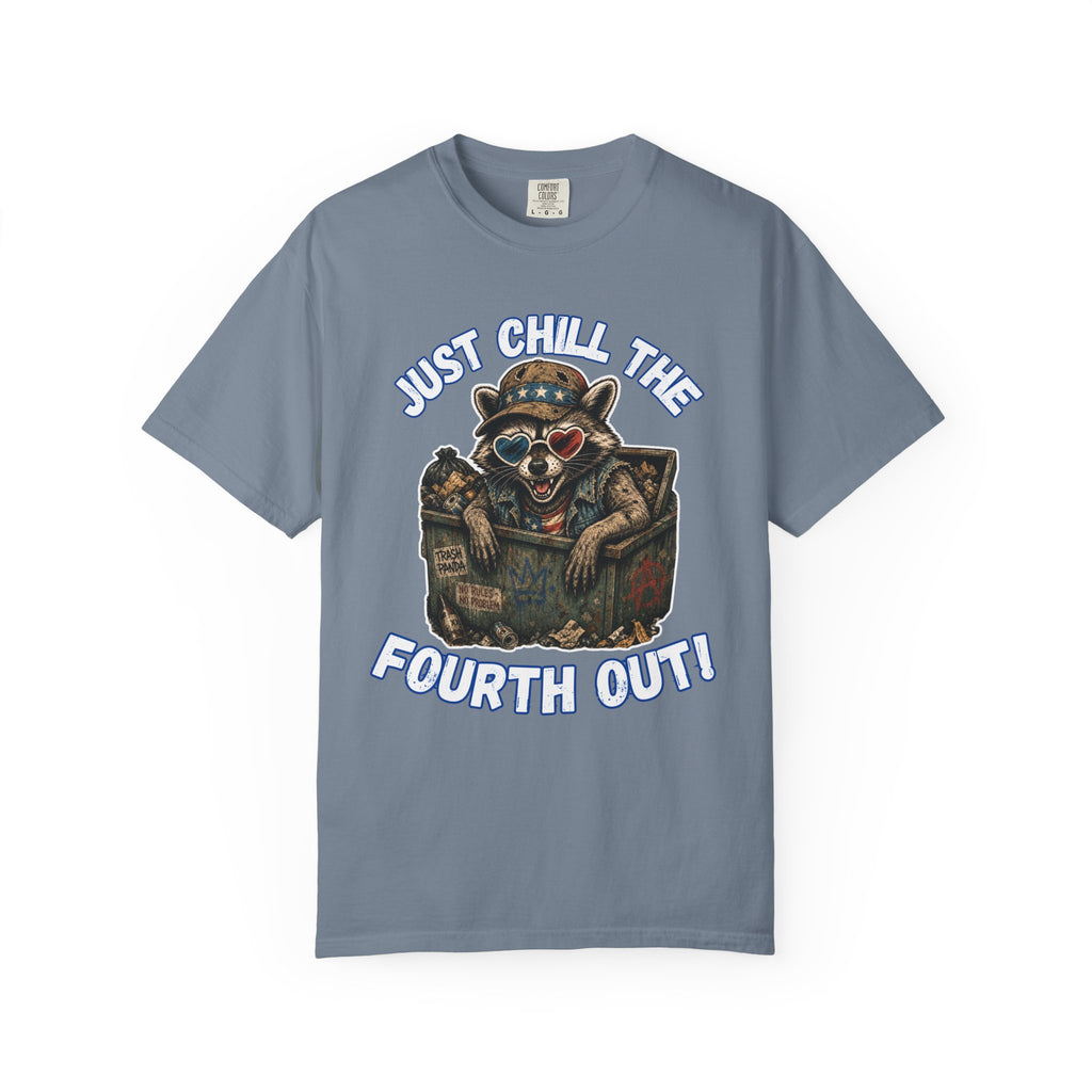 Raccoon 'Chill the Fourth Out' T-Shirt