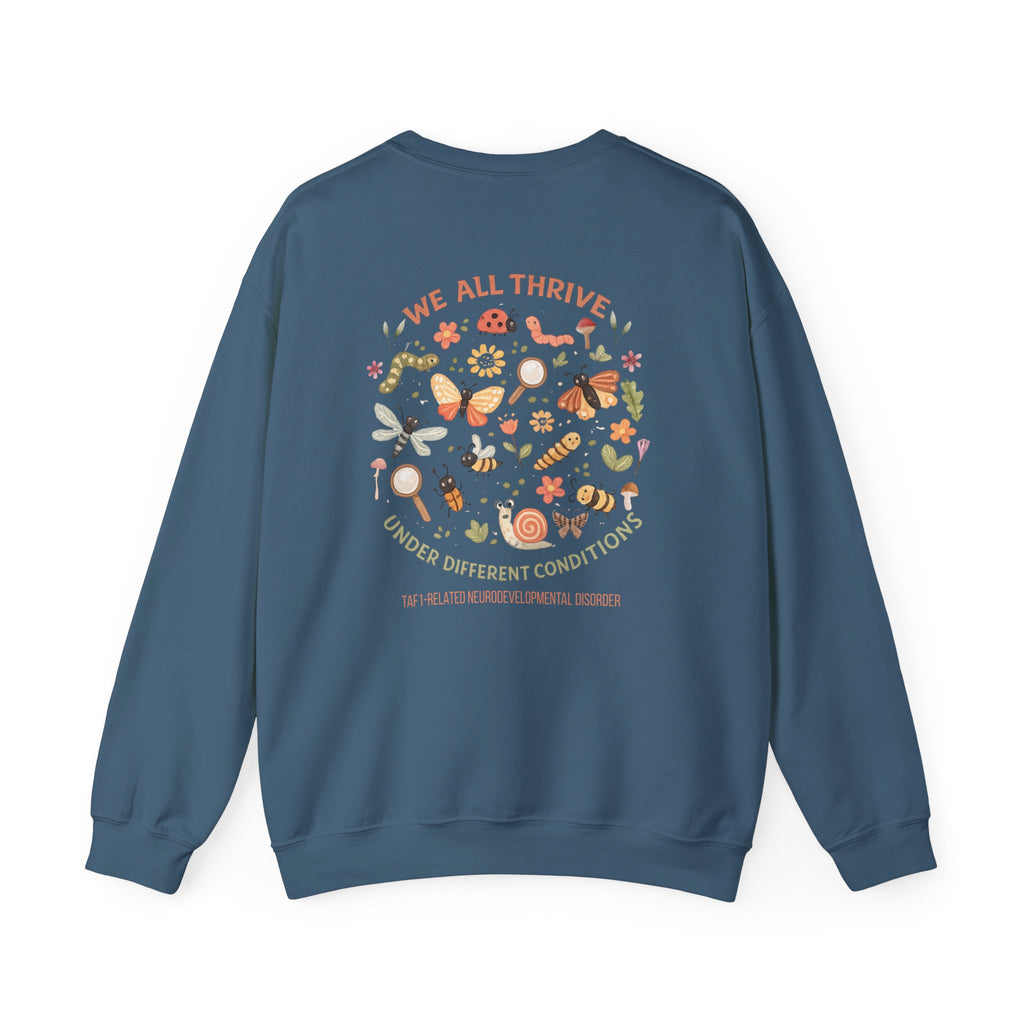 Daddy Crewneck Sweatshirt — “We All Thrive” TAF-1 Neuro