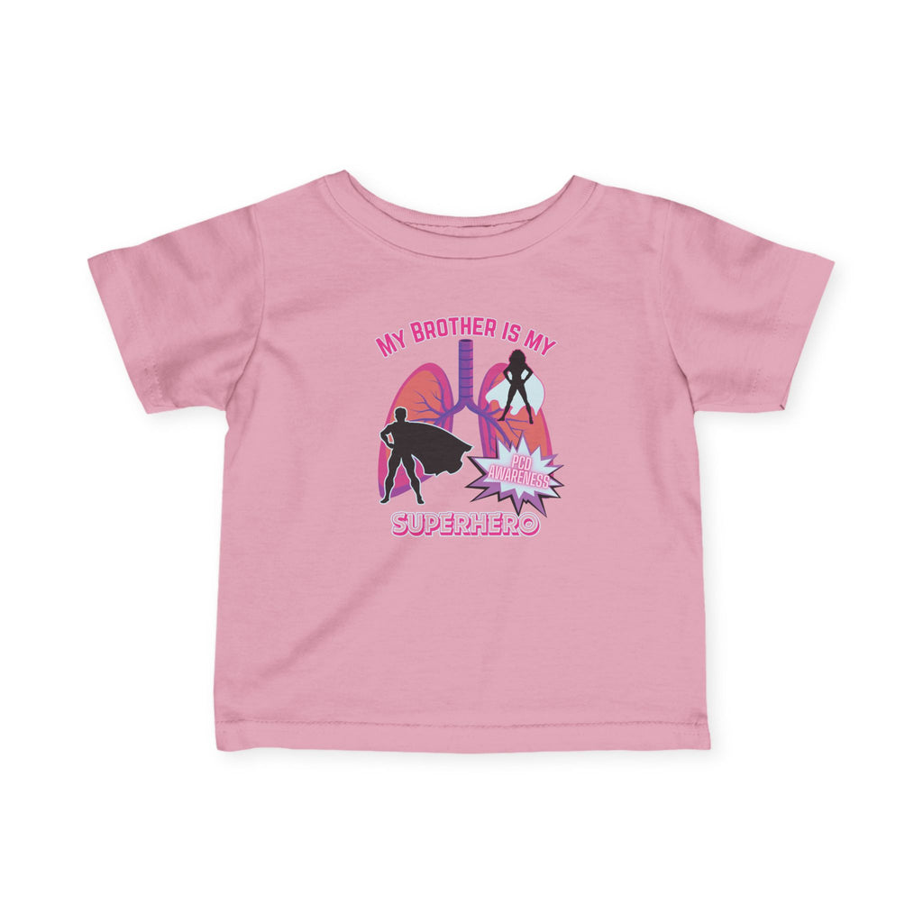 Infant Tee - My Brother is my Superhero - PCD Awareness