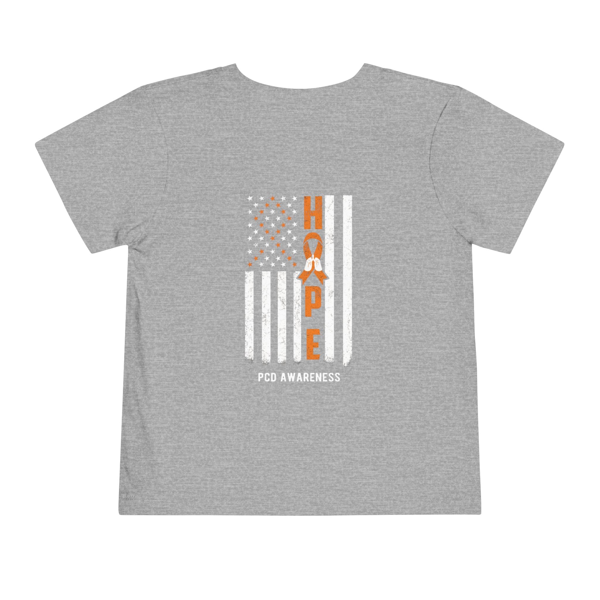 Toddler Tee PCD Awareness Flag Shirt