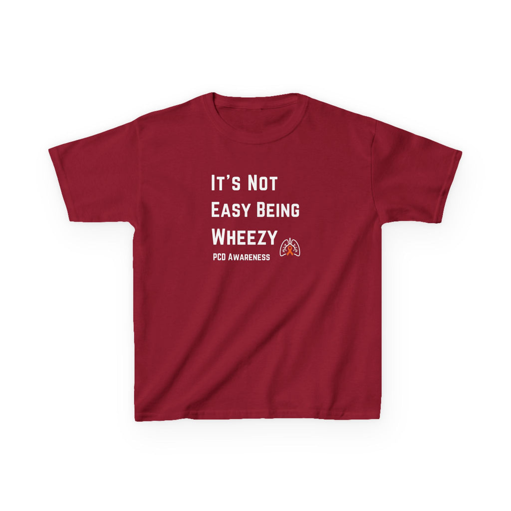Kids 'Not Easy Being Wheezy' PCD Awareness Tee