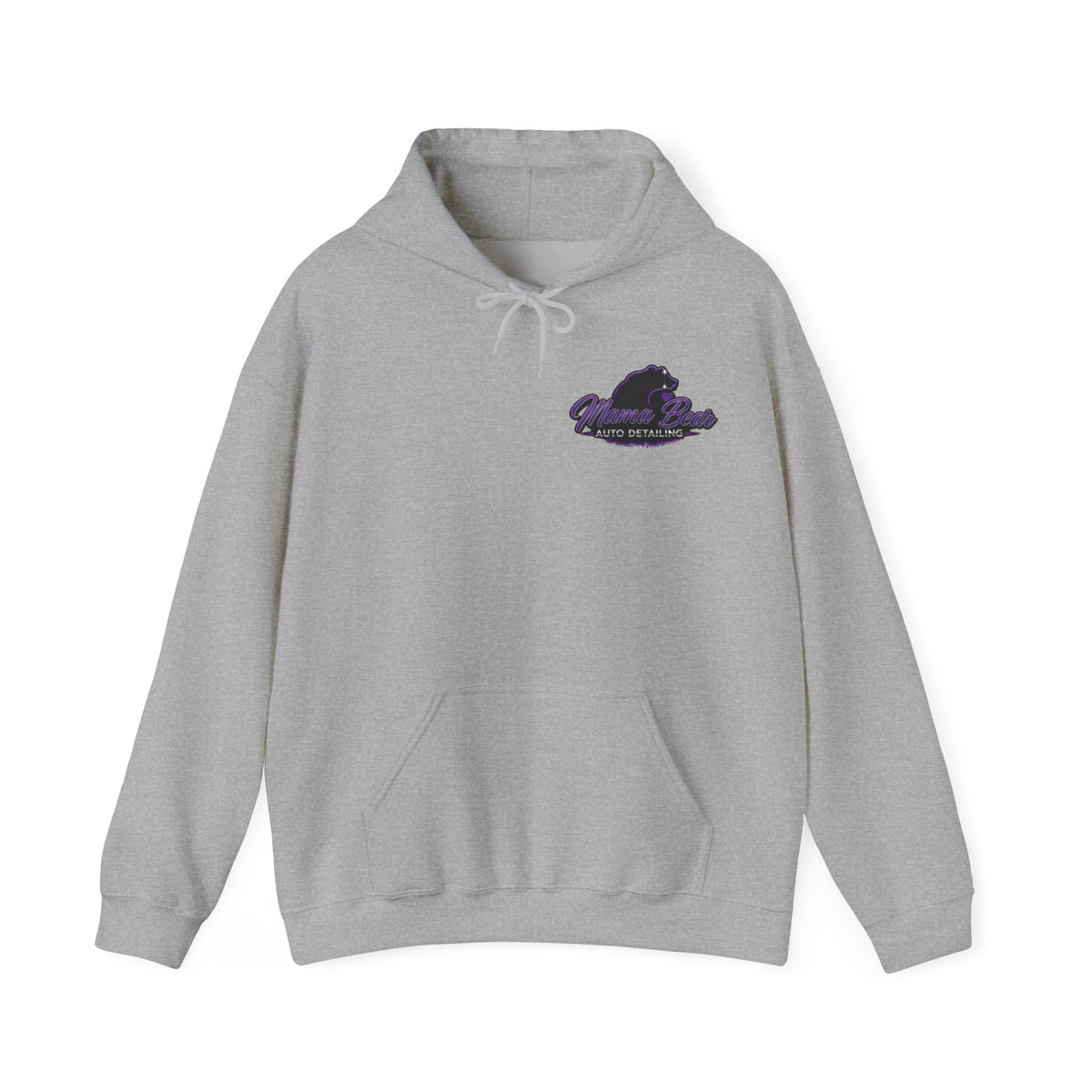 Mama Bear Auto Detailing Hoodie — Women's Car Care Team Pullover