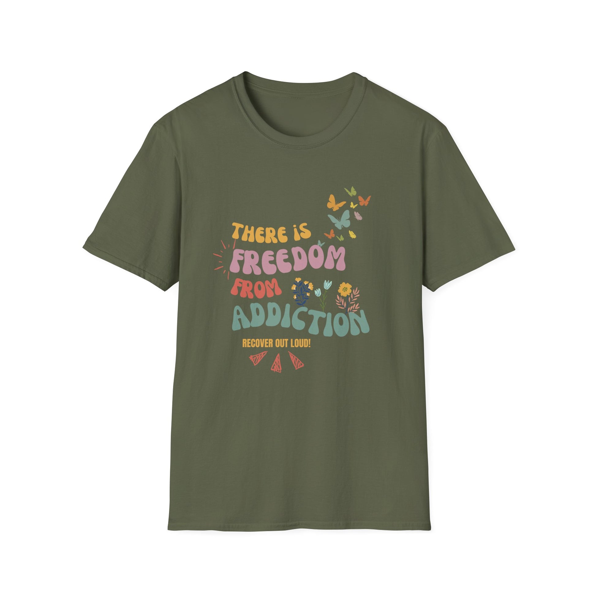 Recovery Addiction Freedom T-Shirt