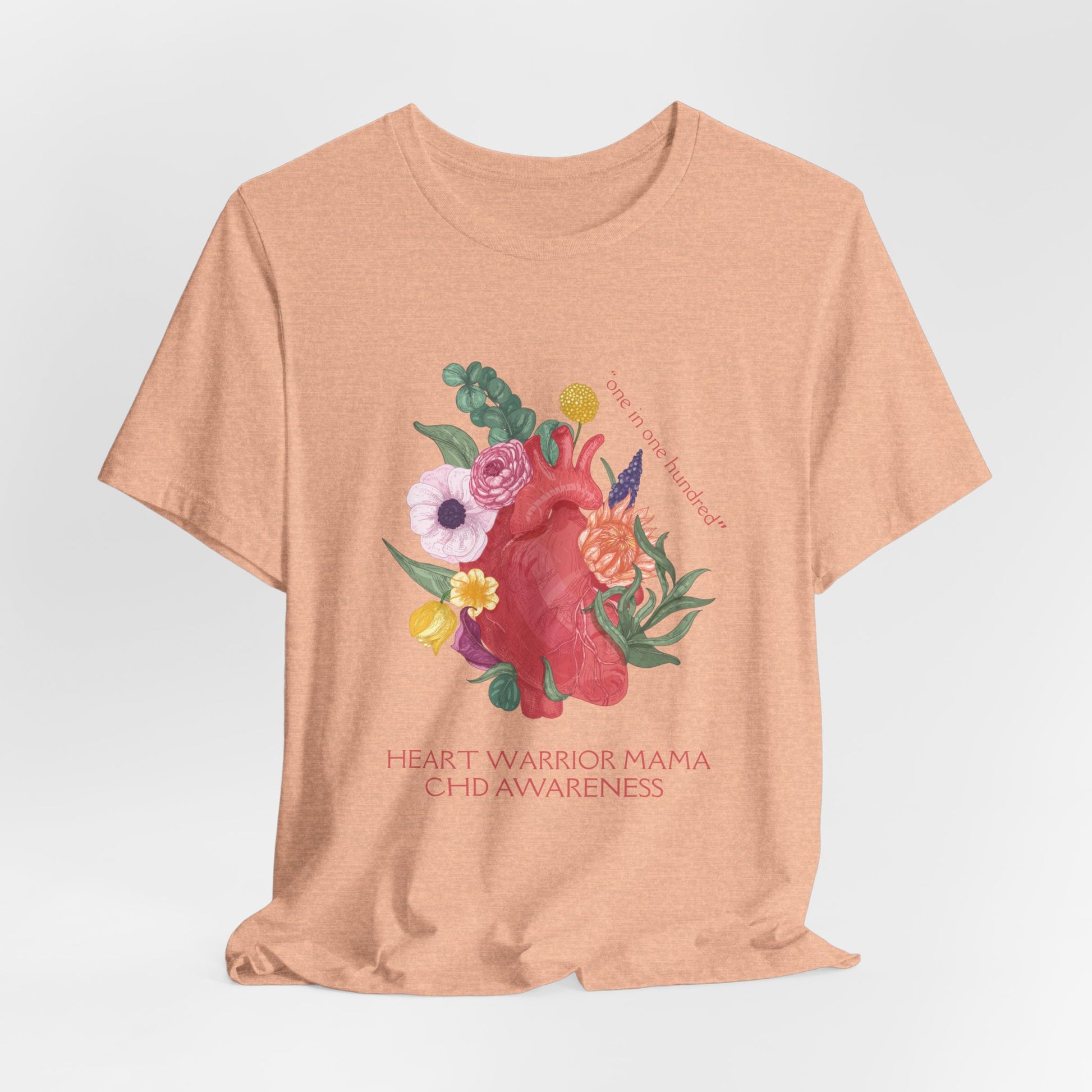 Heart Warrior Mama CHD Awareness Tee