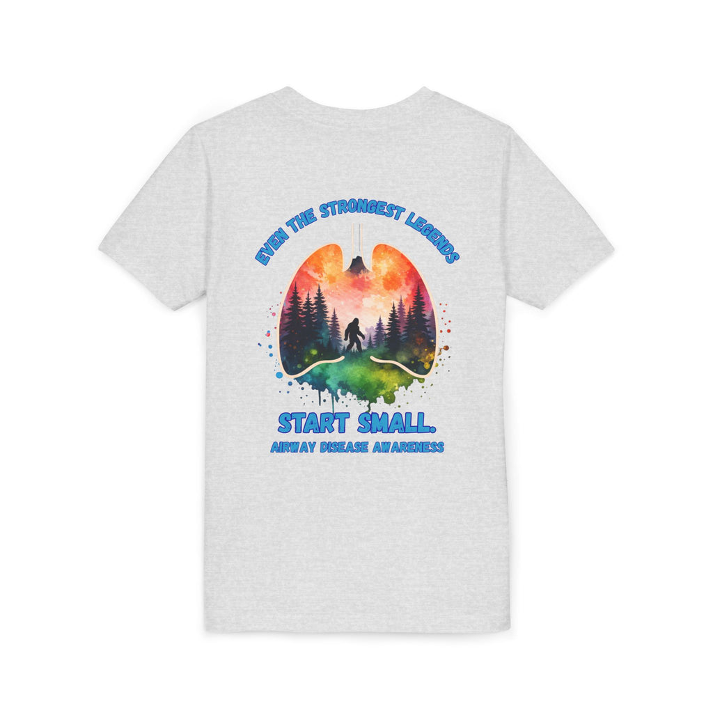 Airway Disease Awareness Tee — "Even the Strongest Legends" SAWYER STRONG—YOUTH
