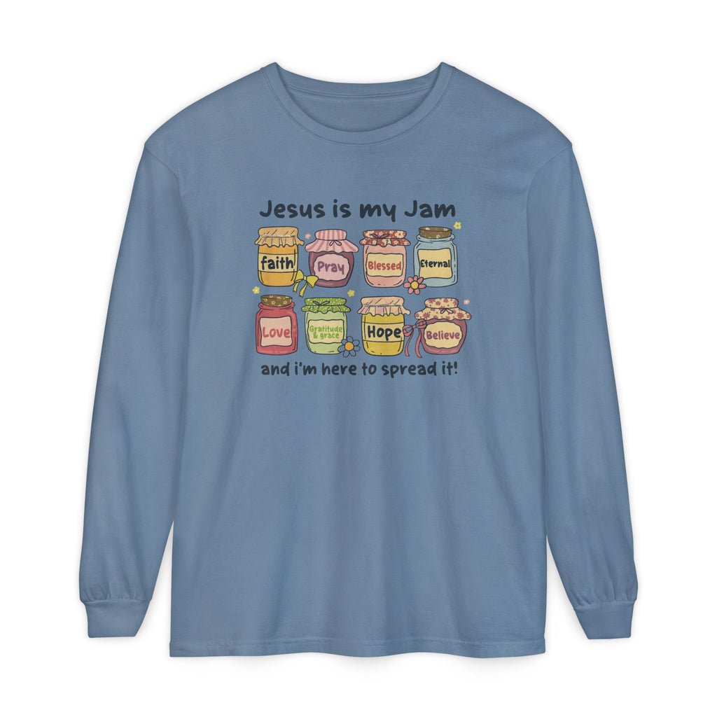 Christian Long Sleeve T-Shirt - Jesus is my Jam Design