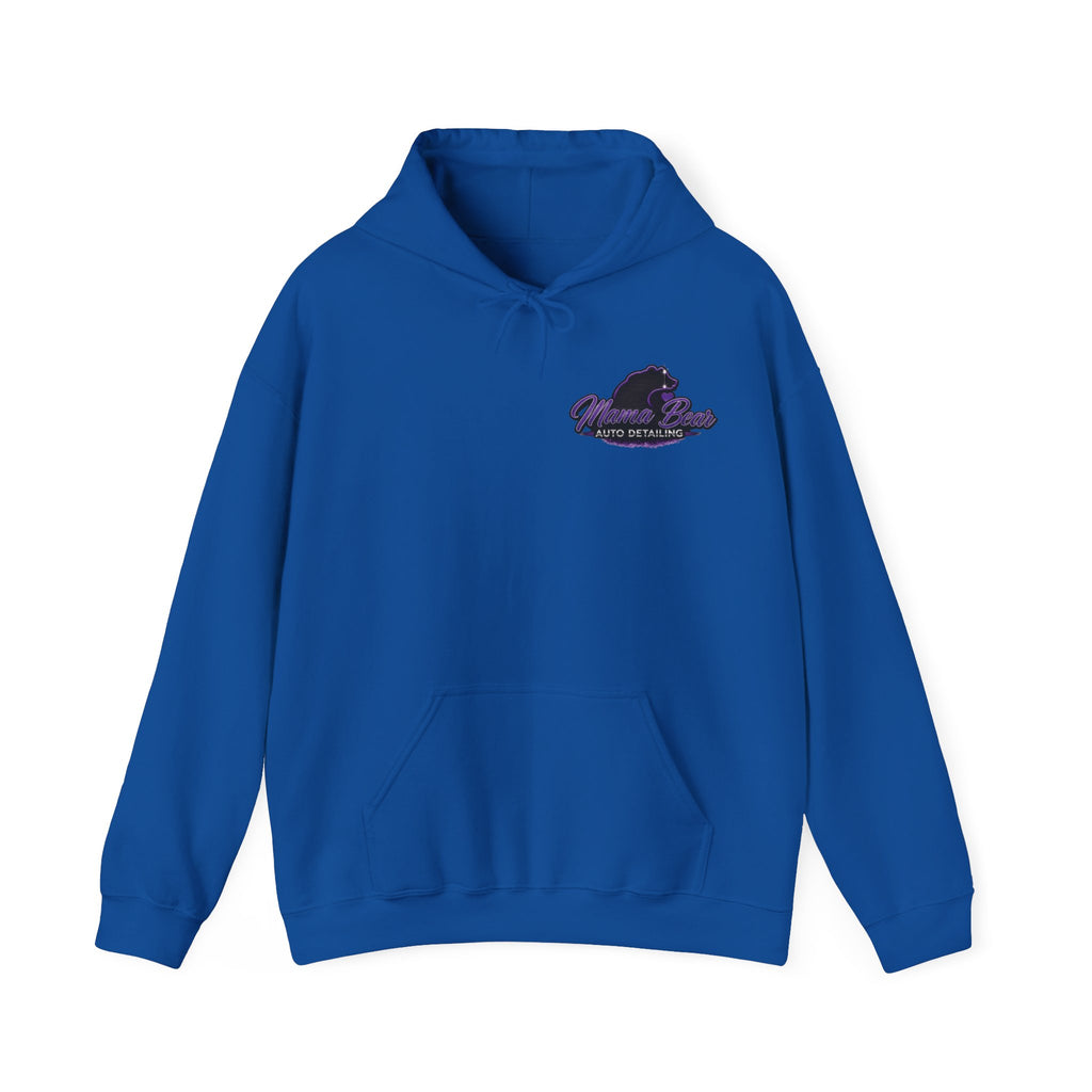 Mama Bear Auto Detailing Hoodie — Women's Car Care Team Pullover
