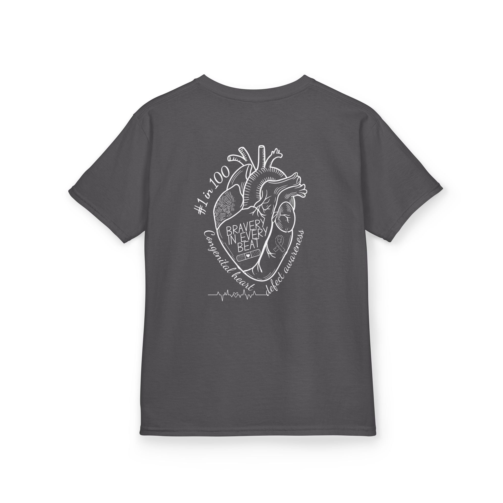 Kids "Bravery in Every Beat" CHD T-Shirt