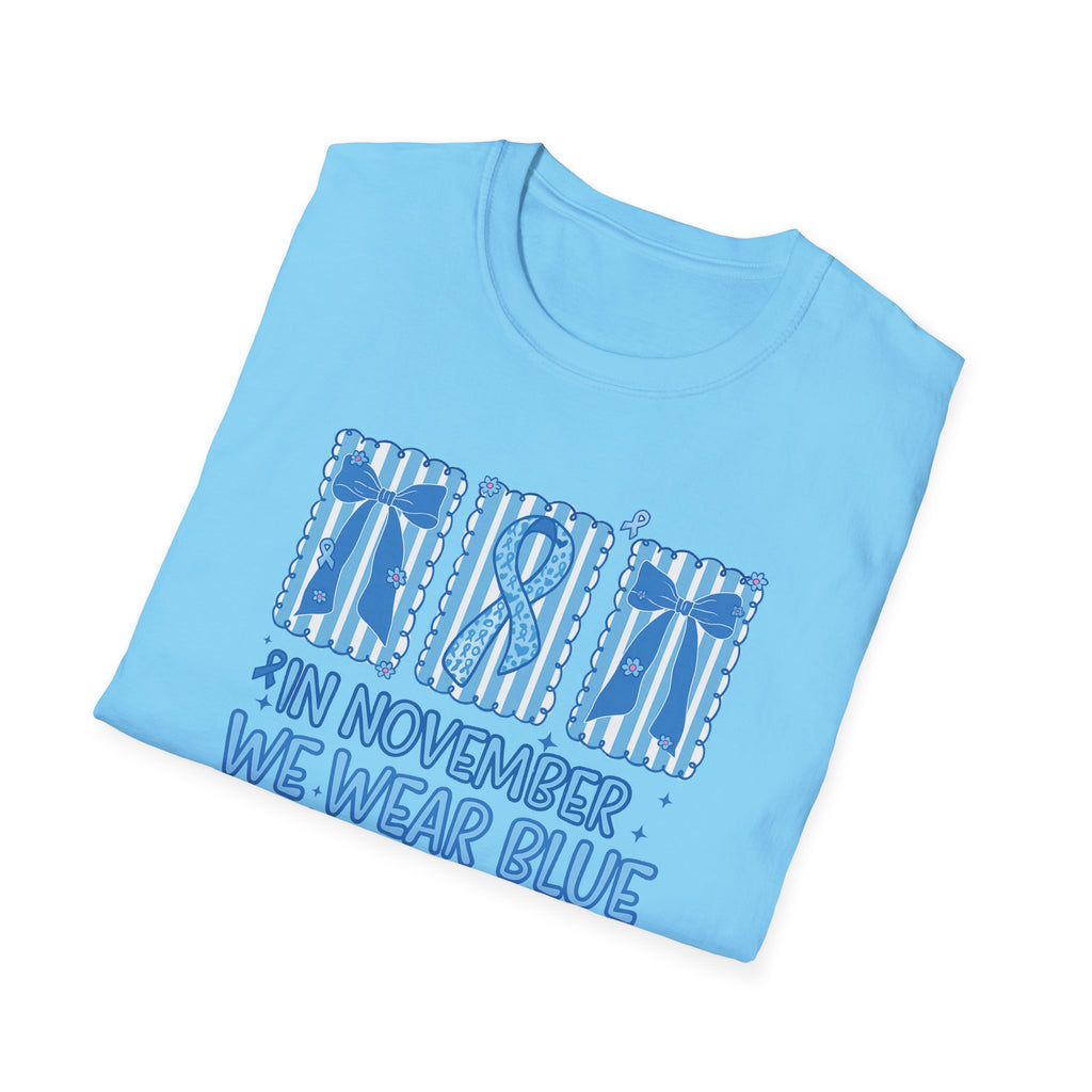 Diabetes Awareness T-Shirt — "In November We Wear Blue"