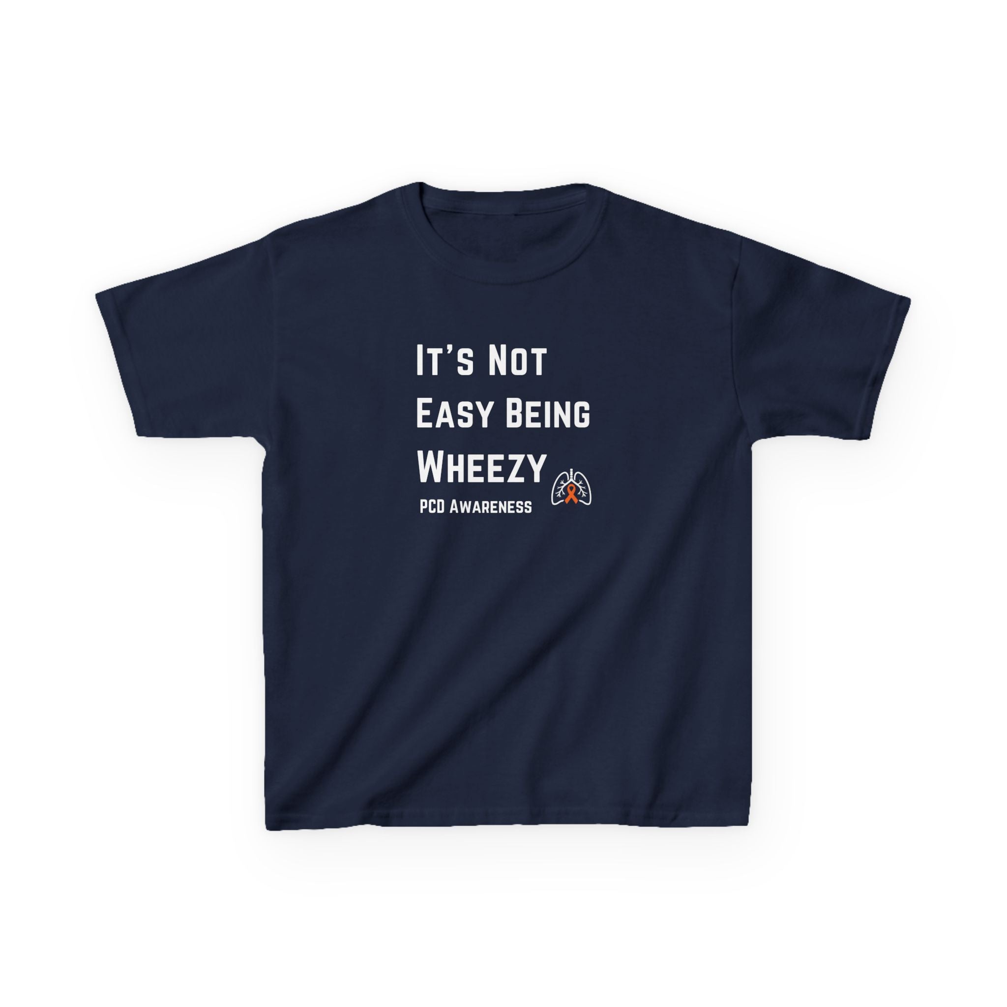 Kids 'Not Easy Being Wheezy' PCD Awareness Tee