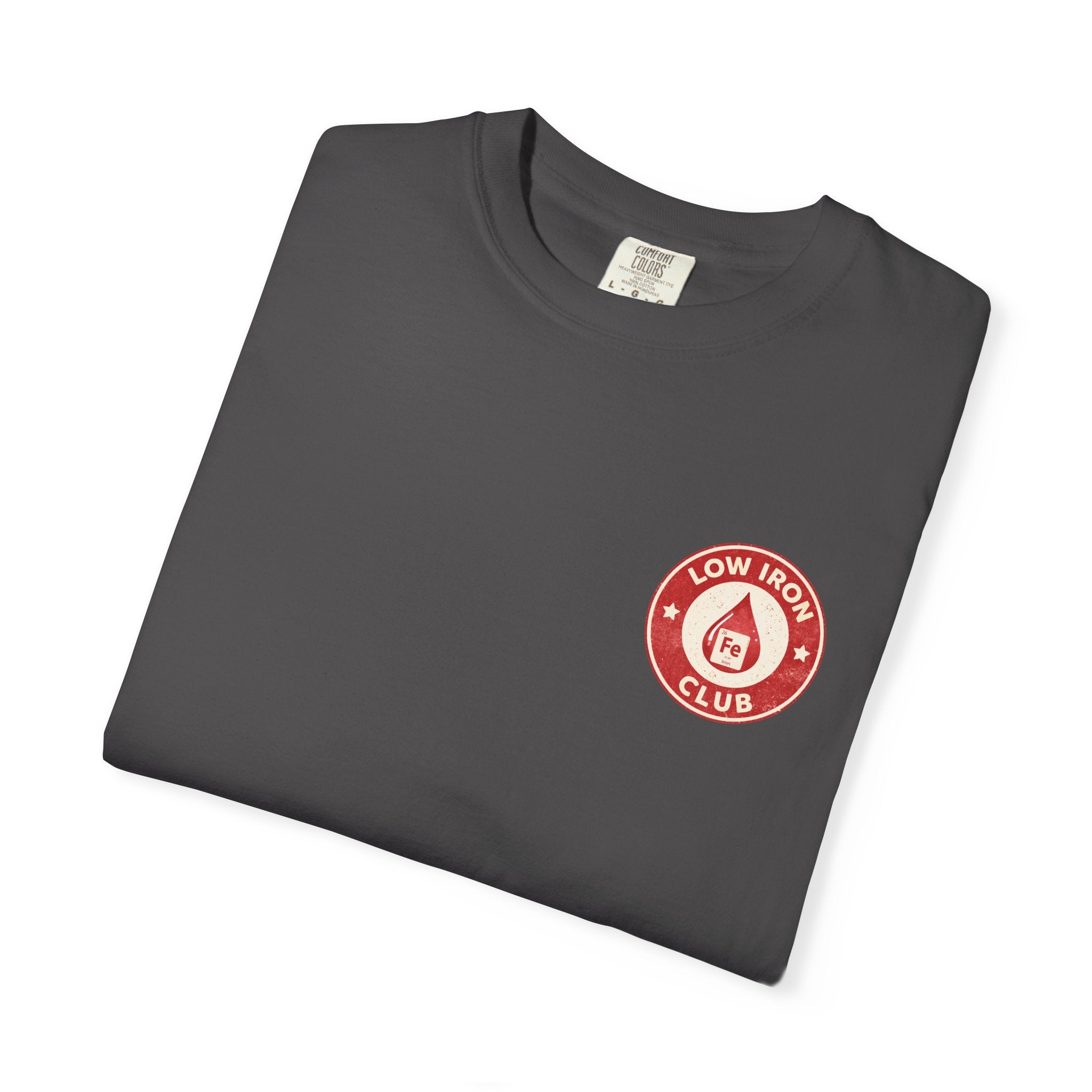 Low Iron Club T-Shirt — Anemia Awareness Tee
