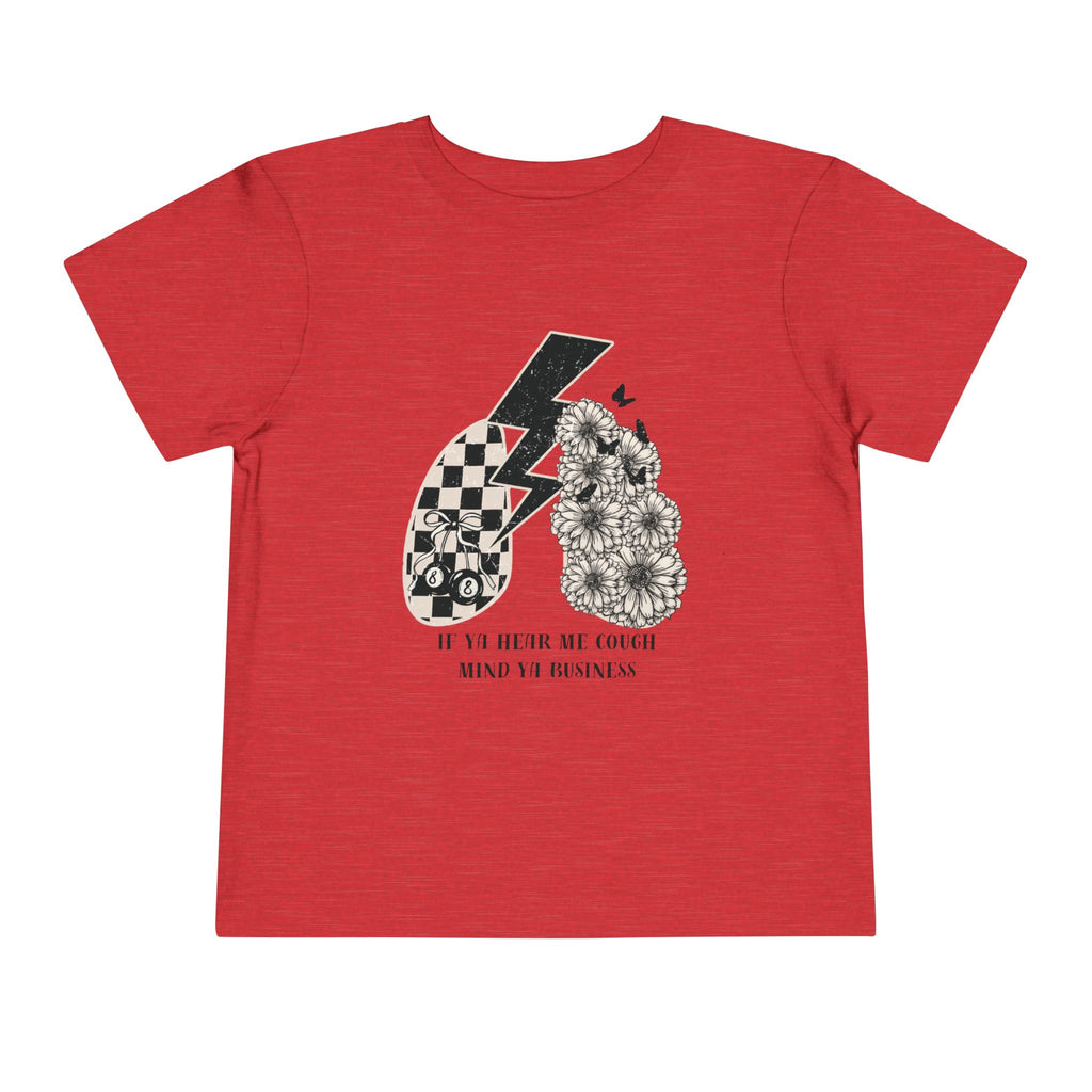 Toddler Tee Lungs Mind ya Business