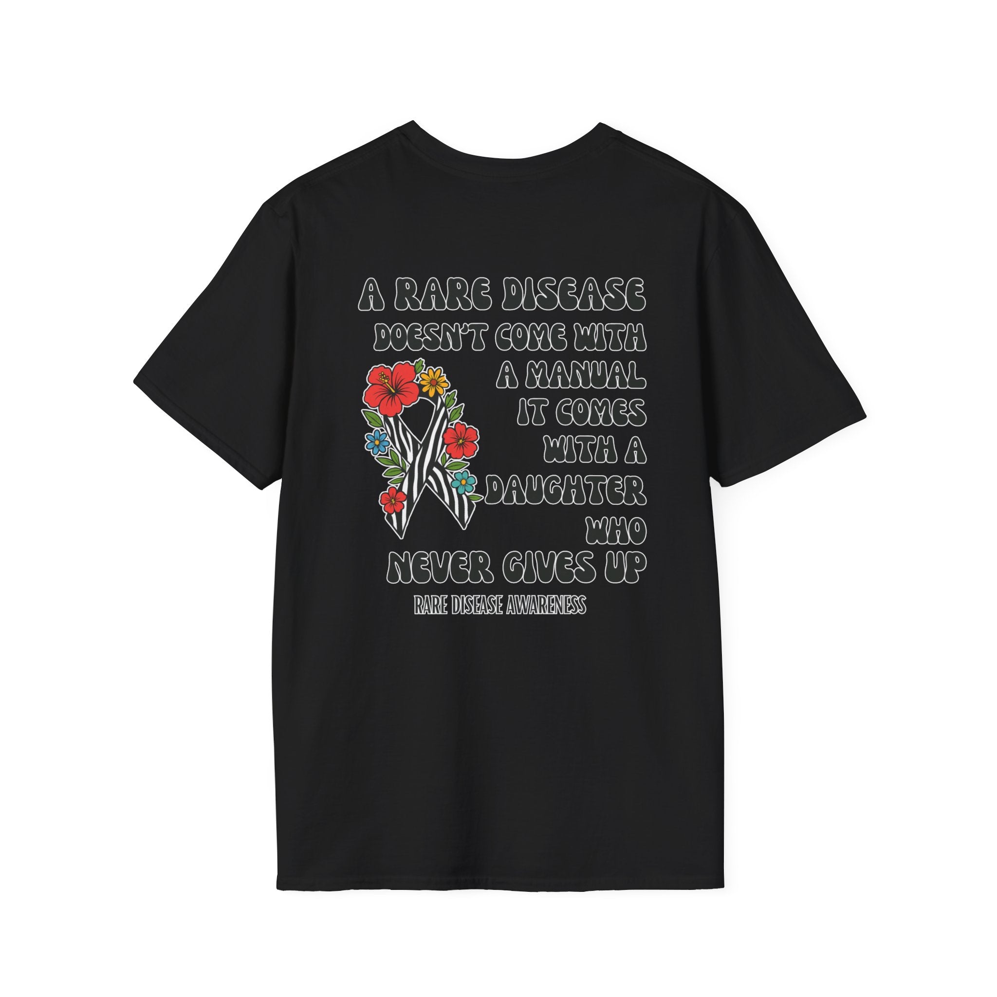 DAUGHTER Rare Disease Awareness T-Shirt — "A Rare Disease Doesn’t Come with a Manual"  Daughter Support Tee