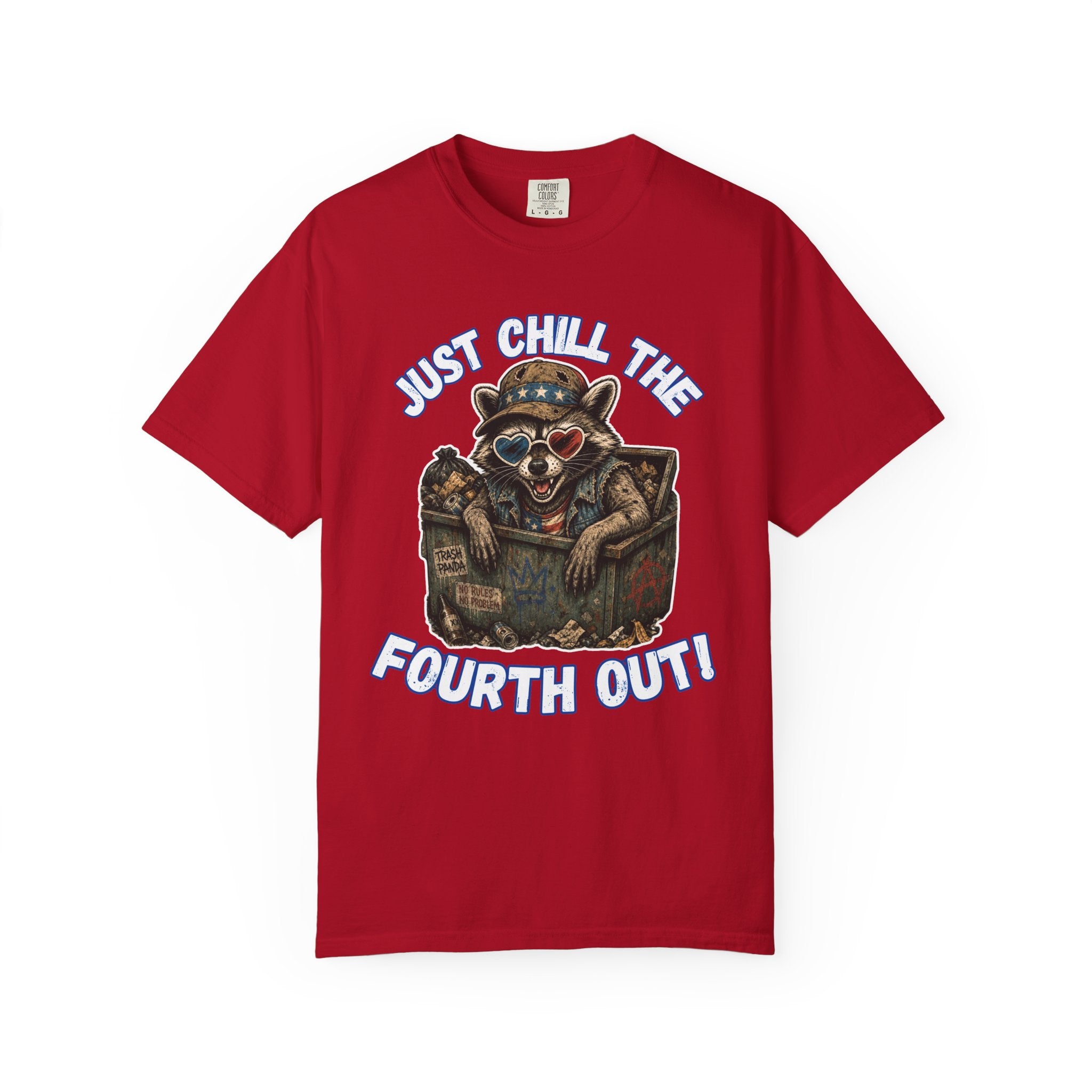 Raccoon 'Chill the Fourth Out' T-Shirt