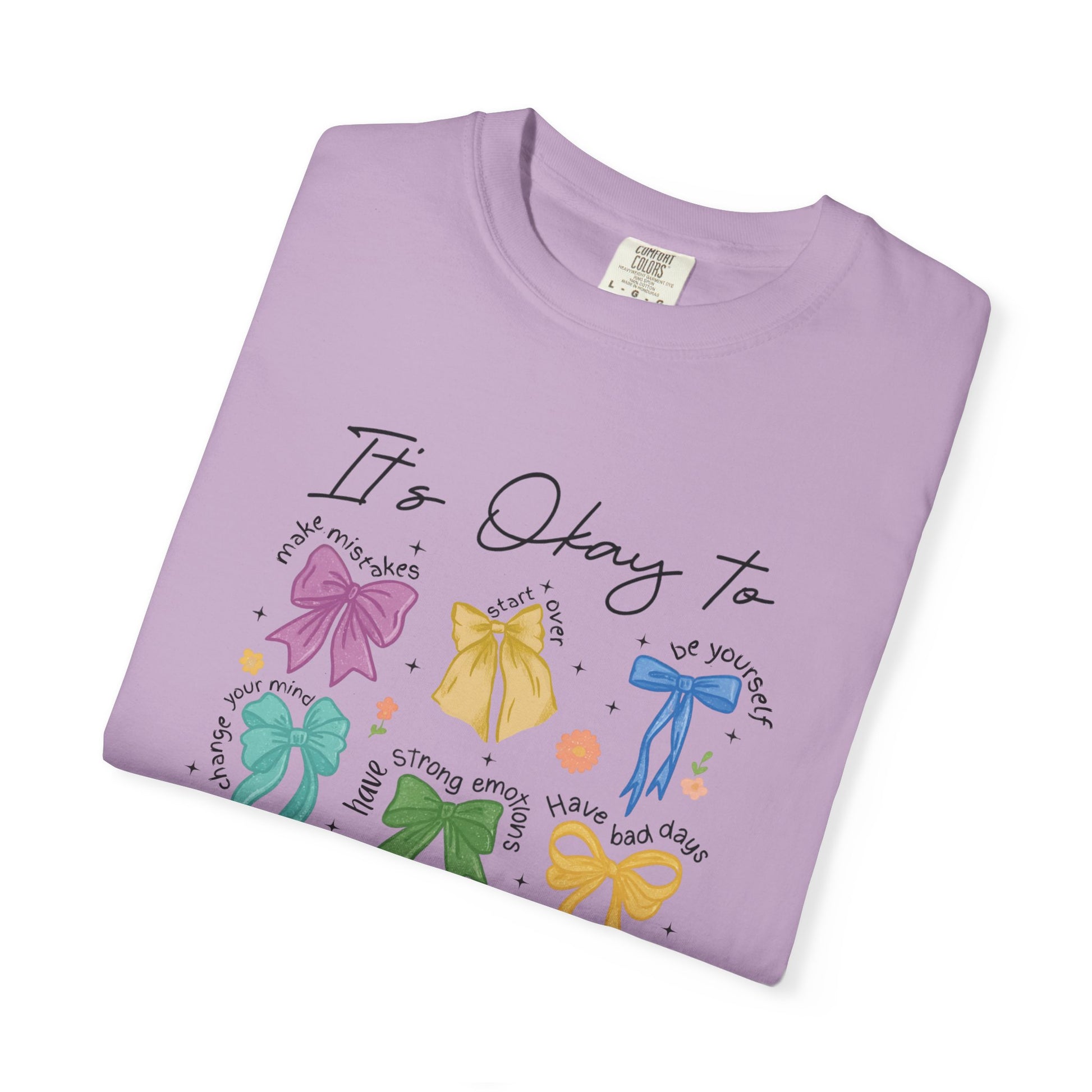 It’s okay to- Mental Health Coquette Tee
