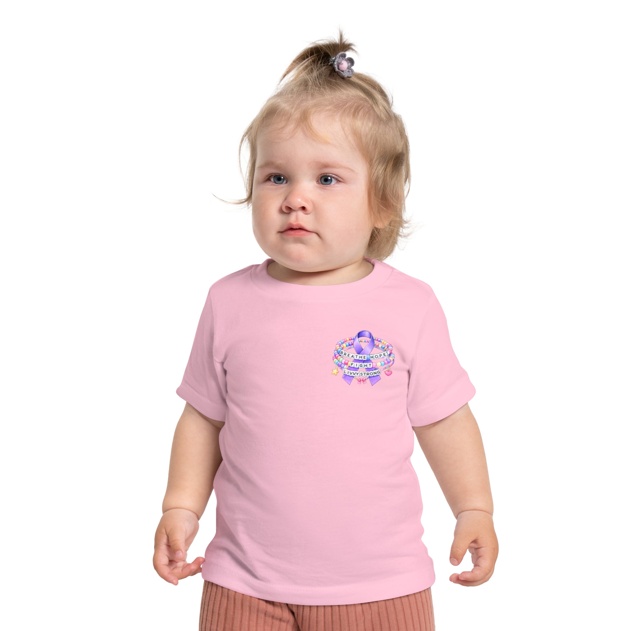 INFANT Team Livvy Strong Fundraiser T-Shirt —CF Awareness Tee