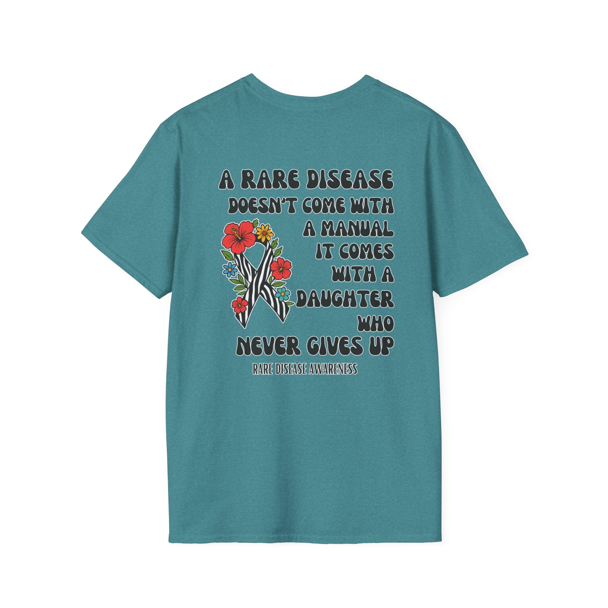 DAUGHTER Rare Disease Awareness T-Shirt — "A Rare Disease Doesn’t Come with a Manual"  Daughter Support Tee
