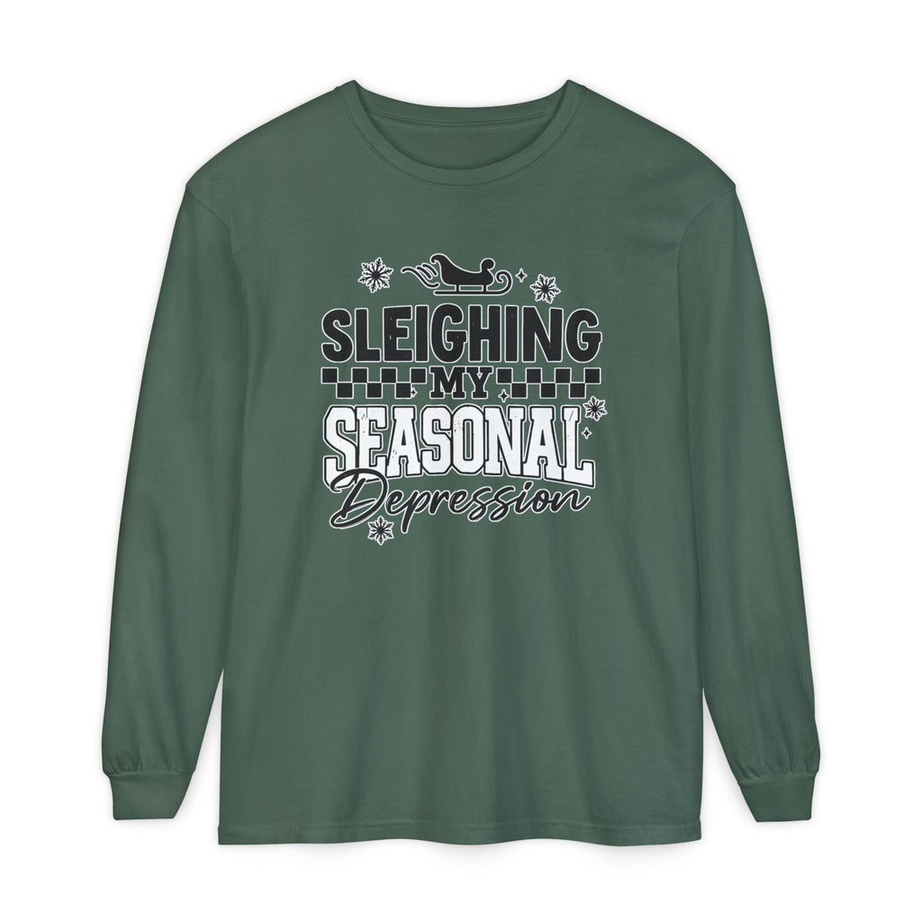"Sleighing My Seasonal Depression" Holiday Tee