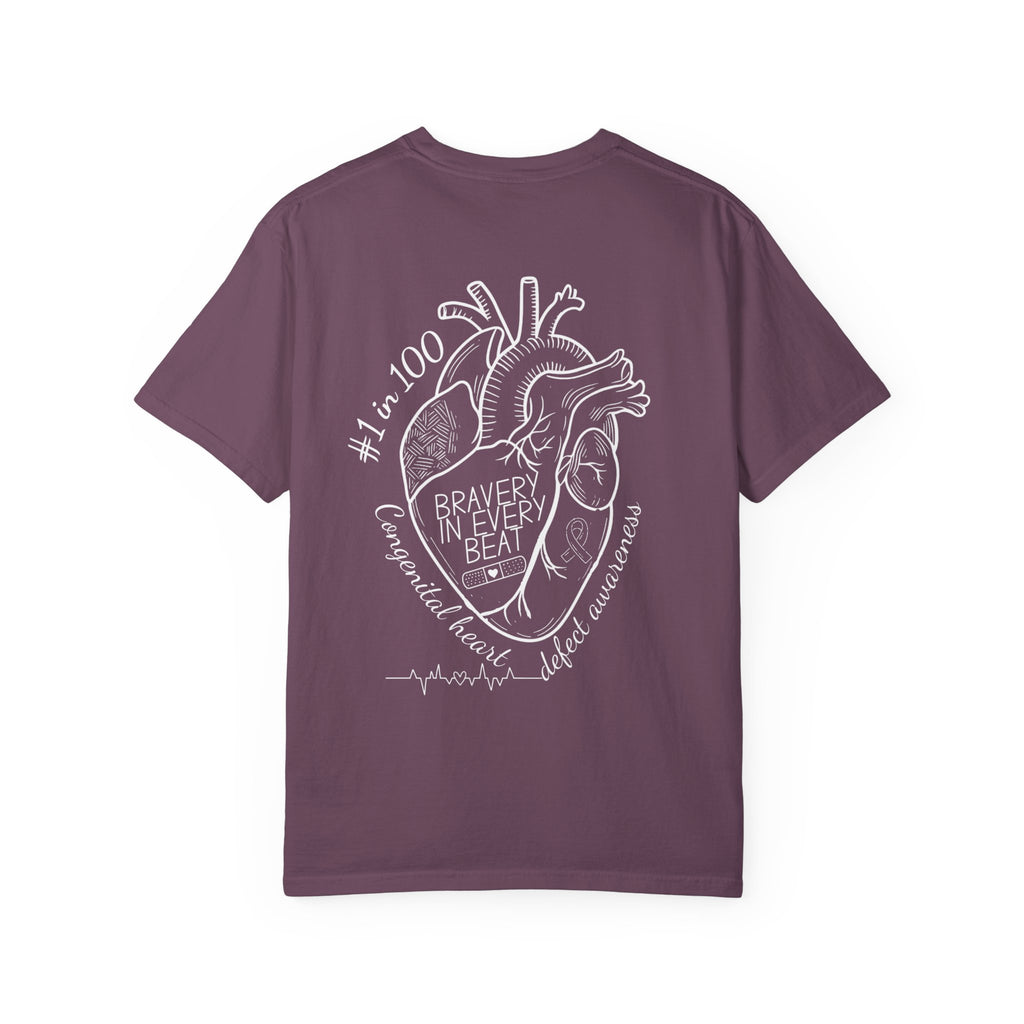 Bravery in Every Beat CHD T-Shirt