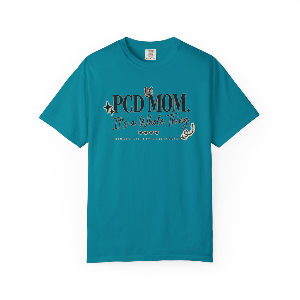 PCD Mom T-Shirt – "PCD MOM. It's a Whole Thing" Graphic Tee for PCD Awareness